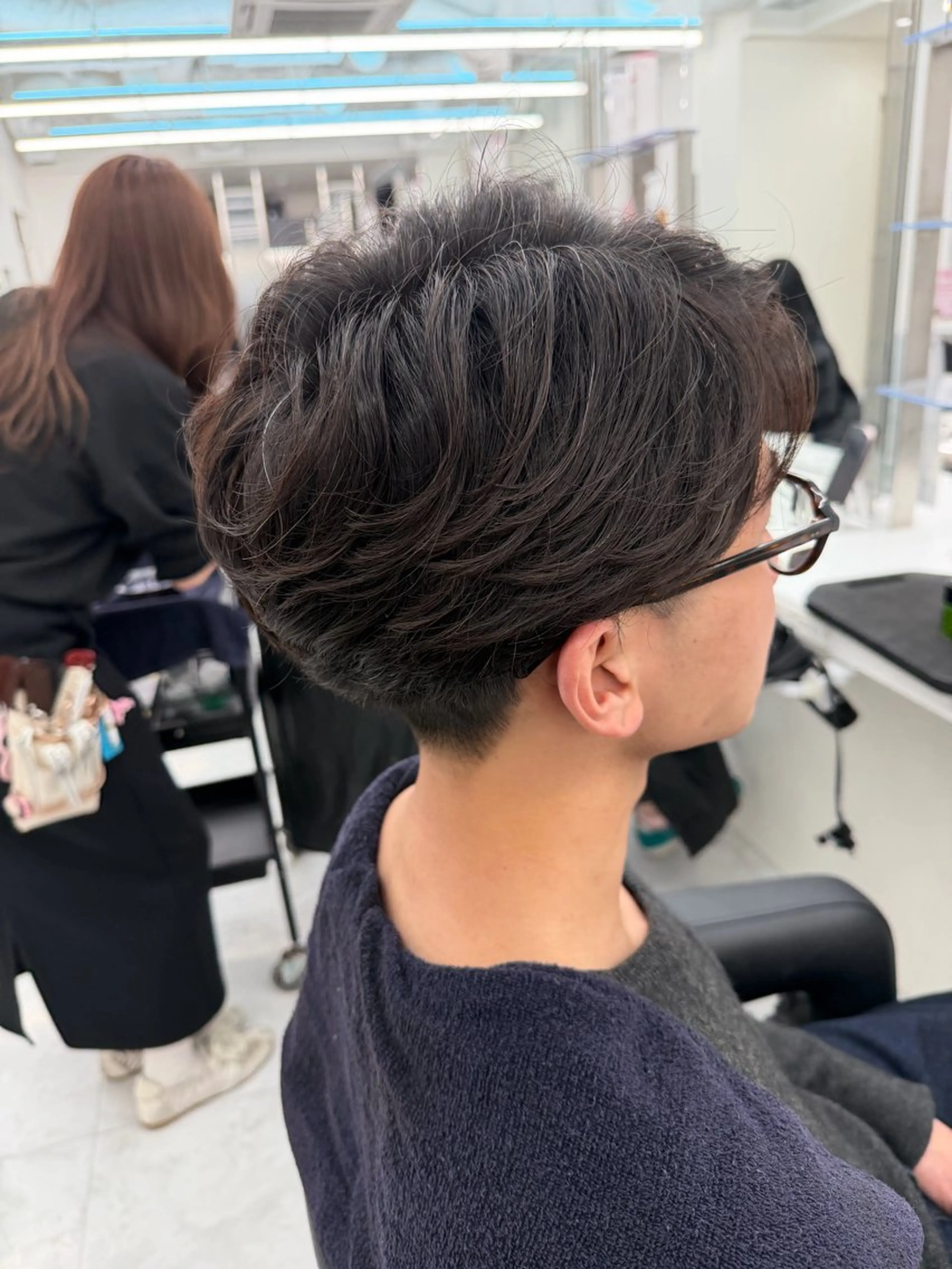 【直毛に悩んでたらこれ‼️】メンズカット+ニュアンスパーマの写真