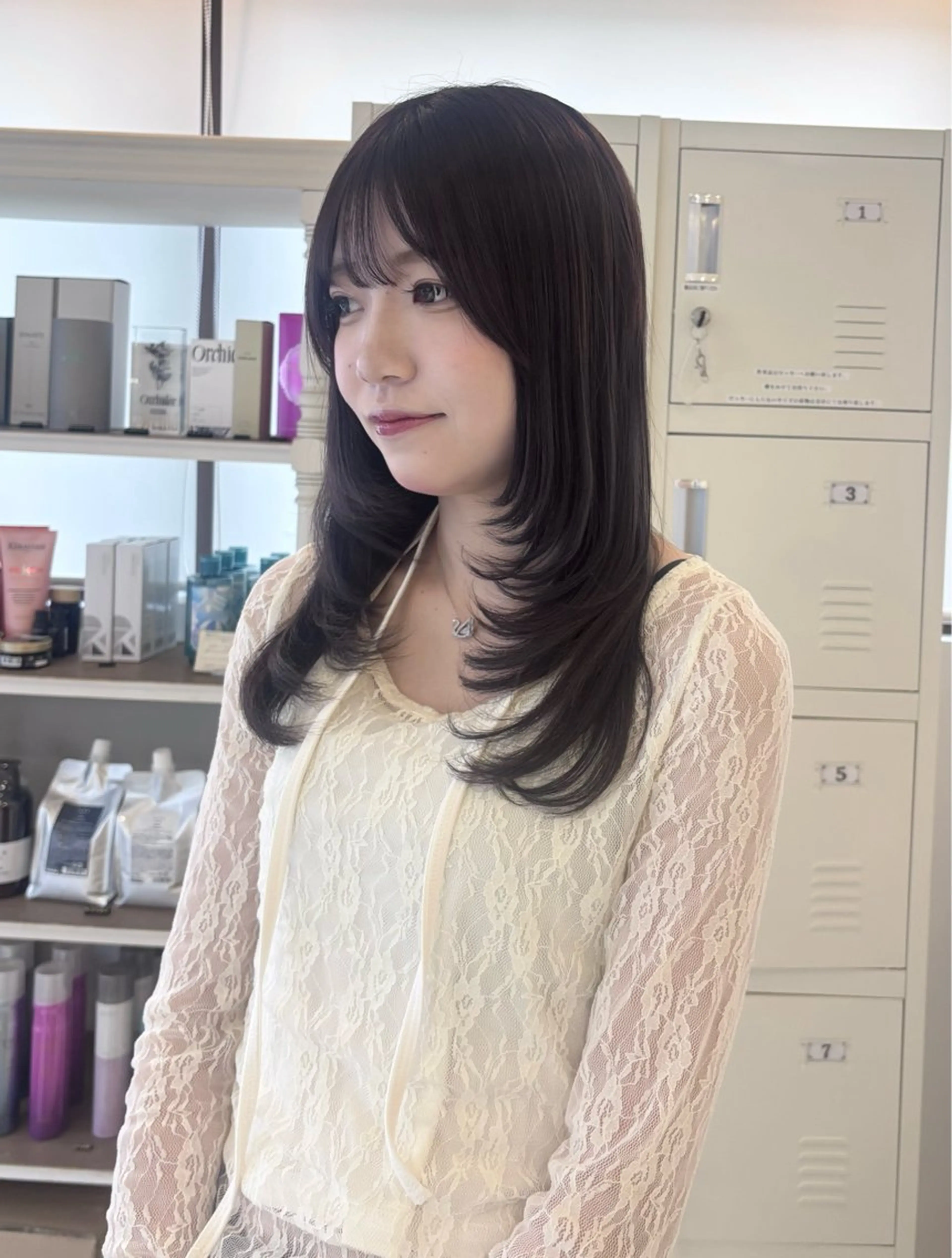 ロング カラー カット ヘアカラー にゅーかわいいヘア♡ おがわゆいり౨ৎのヘアスタイル