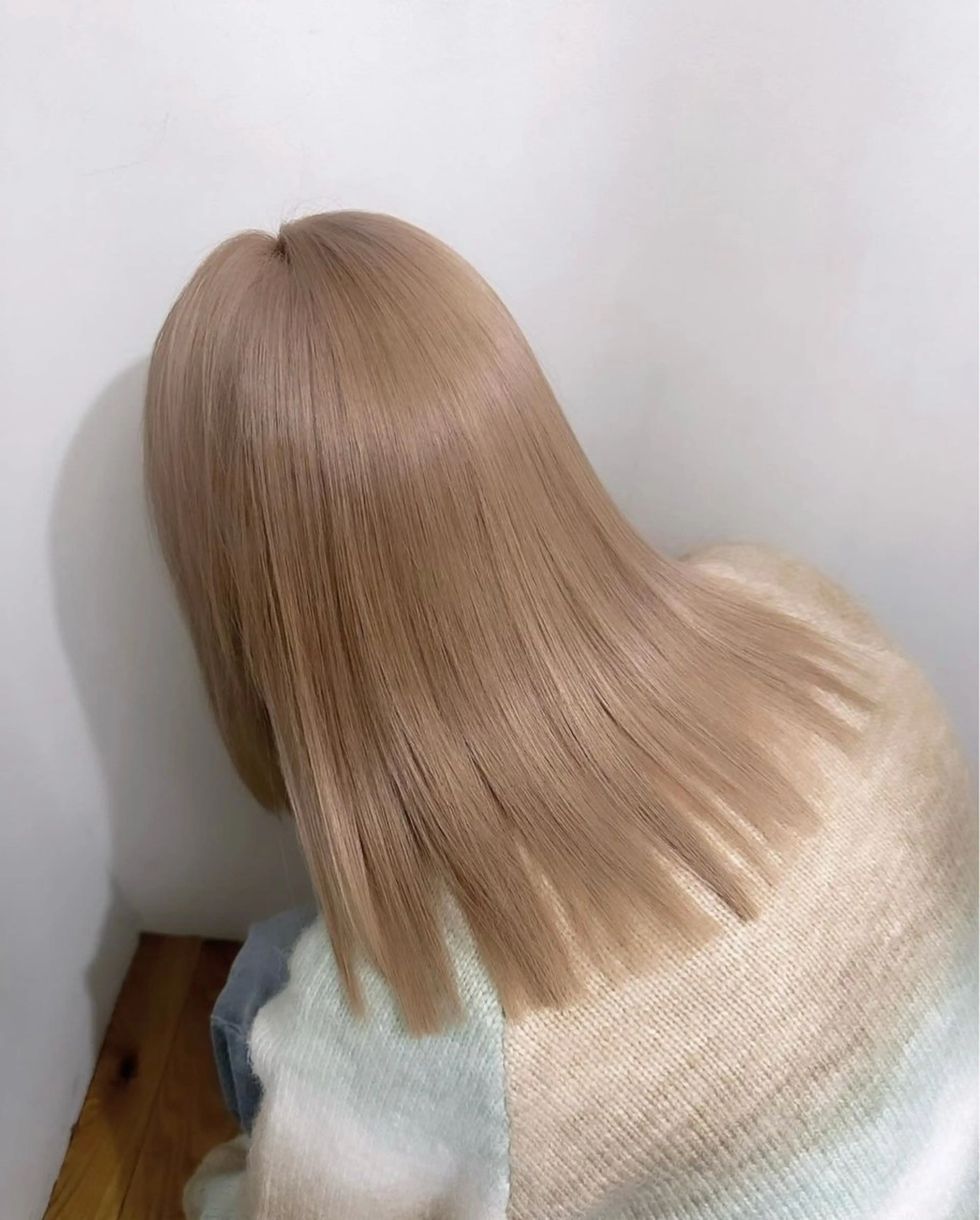 ミディアム トリートメント Hana ハイトーン🕯🩰のヘアスタイル