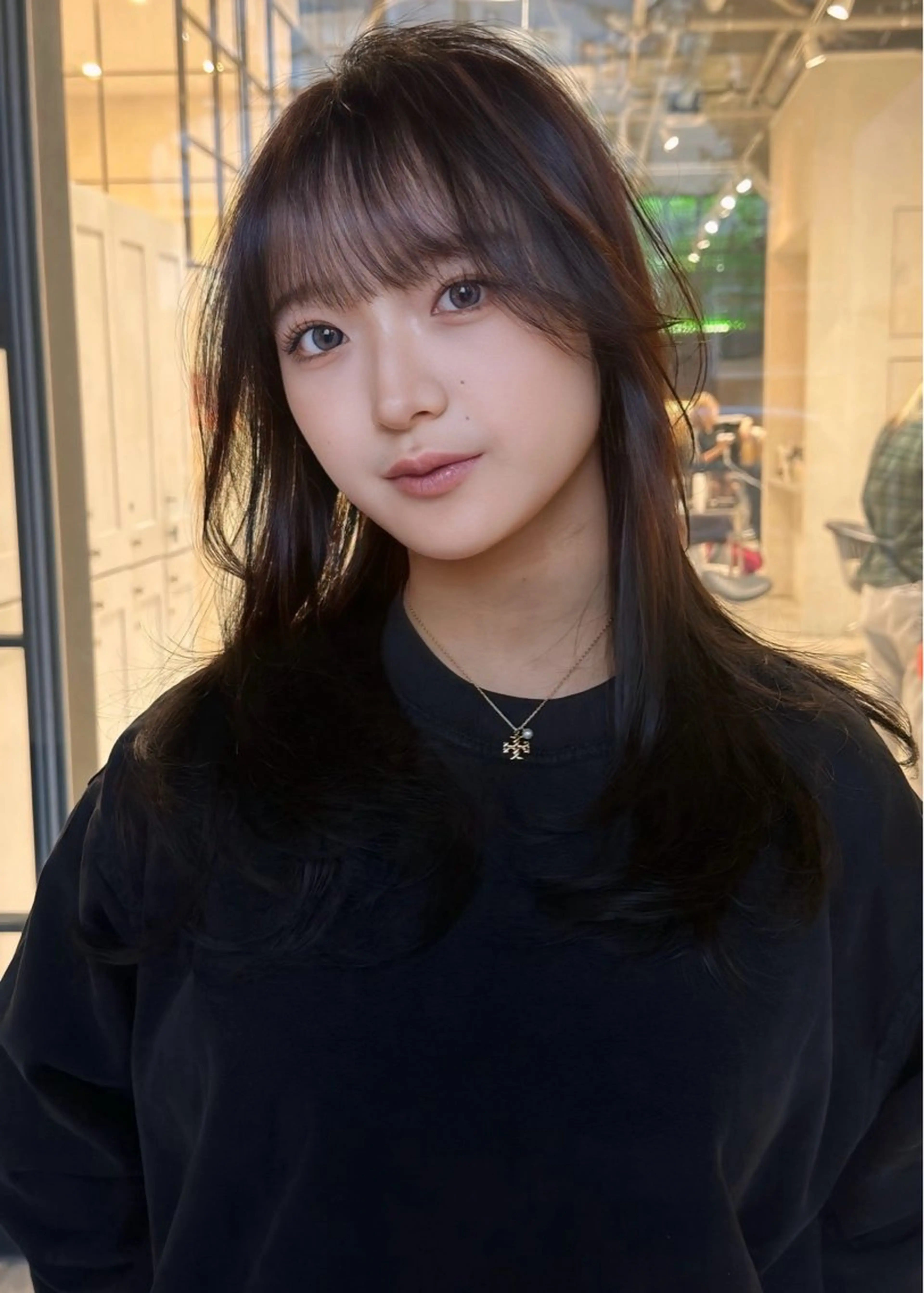 ロング ハイレイヤー レイヤーカット カット トリートメント 盛れるカットカラー DEAN豊橋店のヘアスタイル