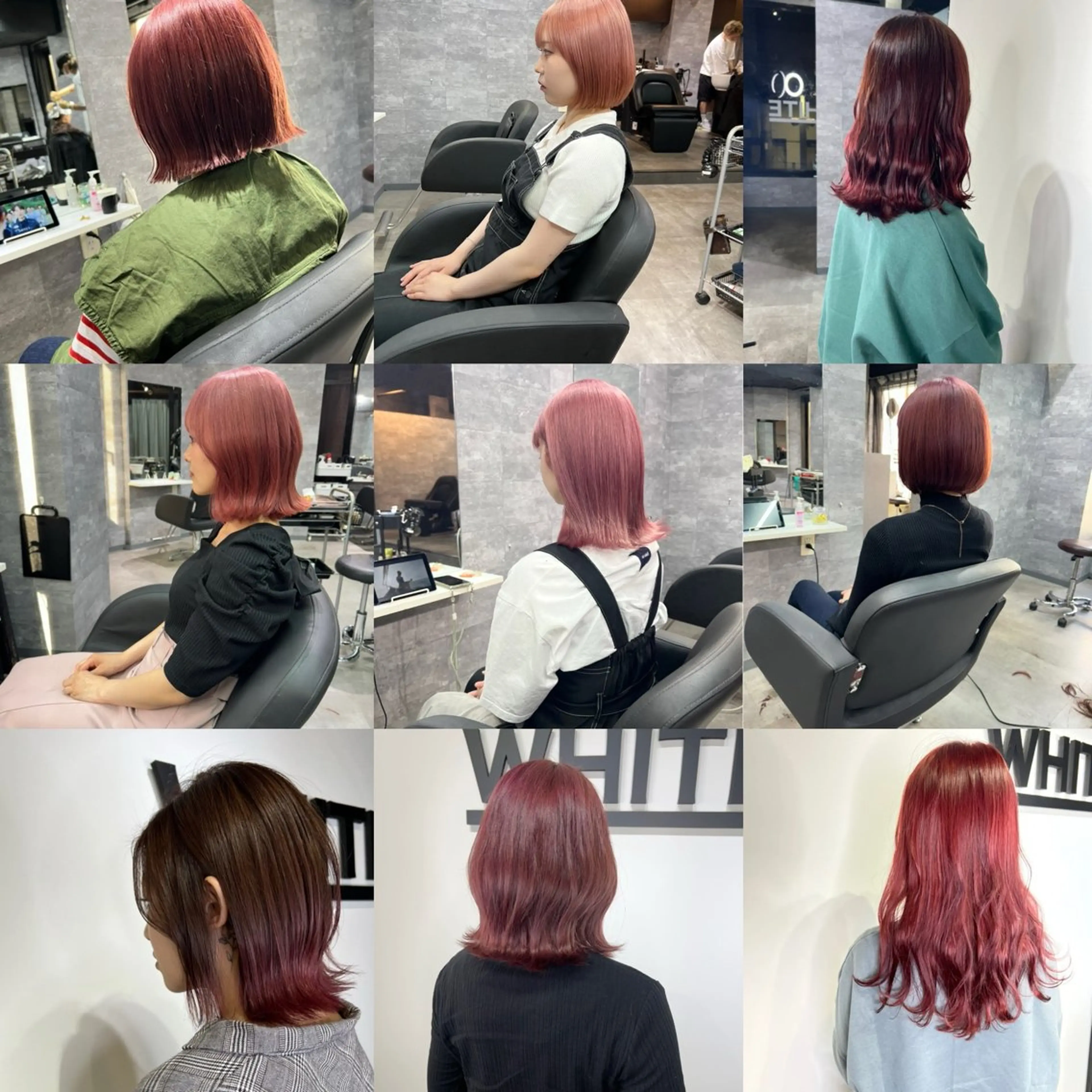 ミディアム カット ヘアカラー トリートメント RAISE by_WHITEのヘアスタイル