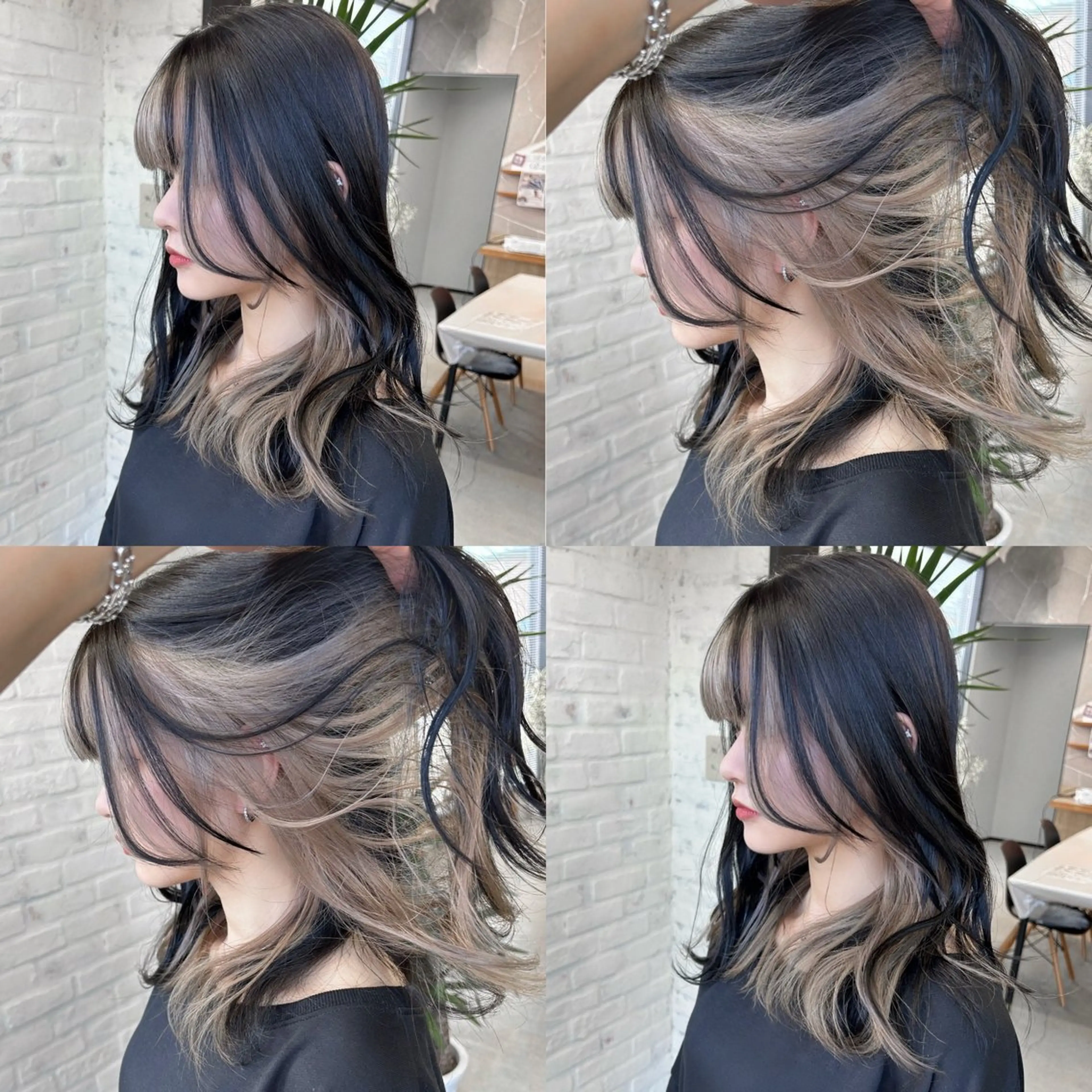 インナーブリーチ＋カラーリングの写真