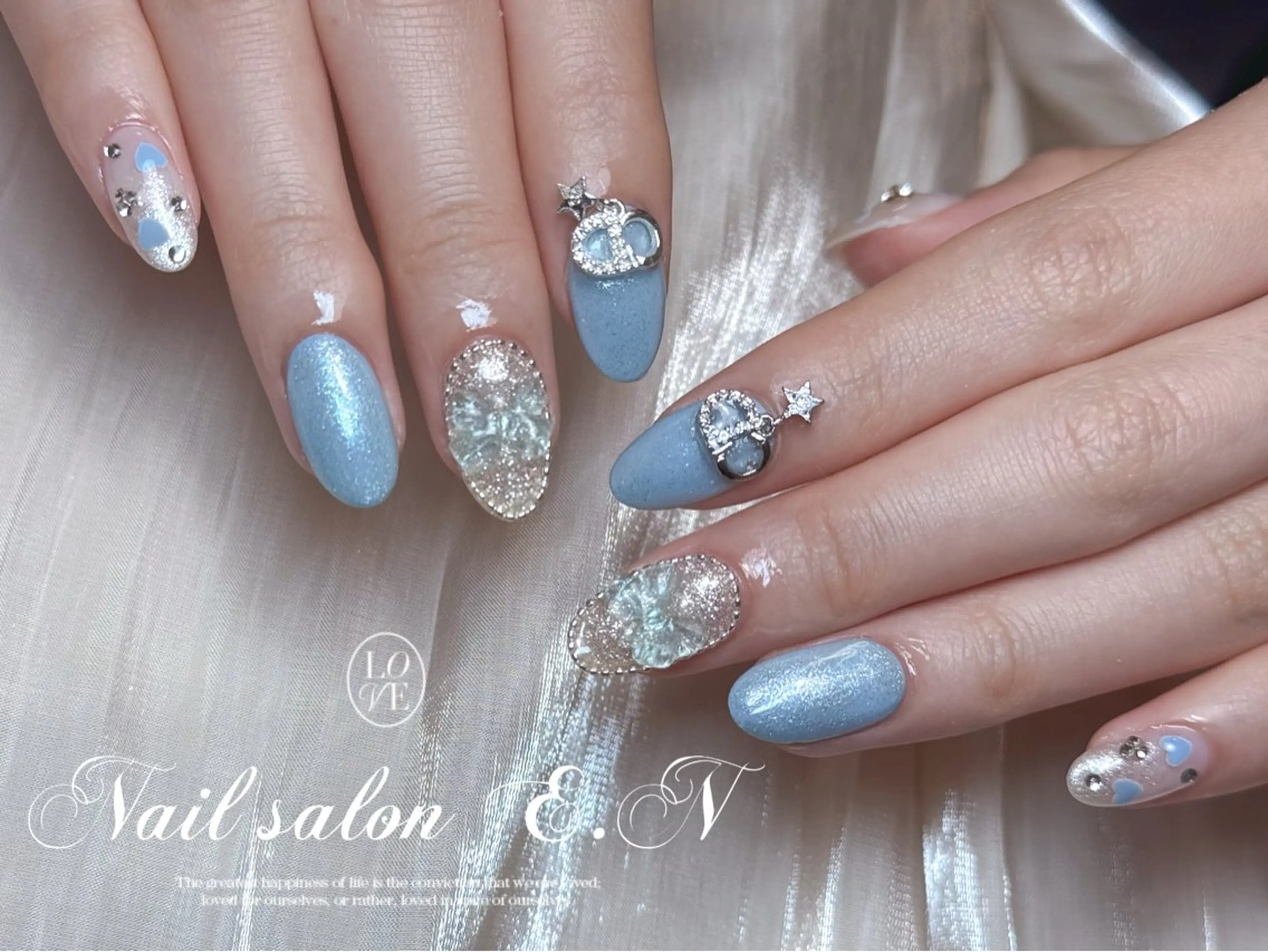 ネイル E.N🦋 長さ出し/持ち込みのネイルデザイン