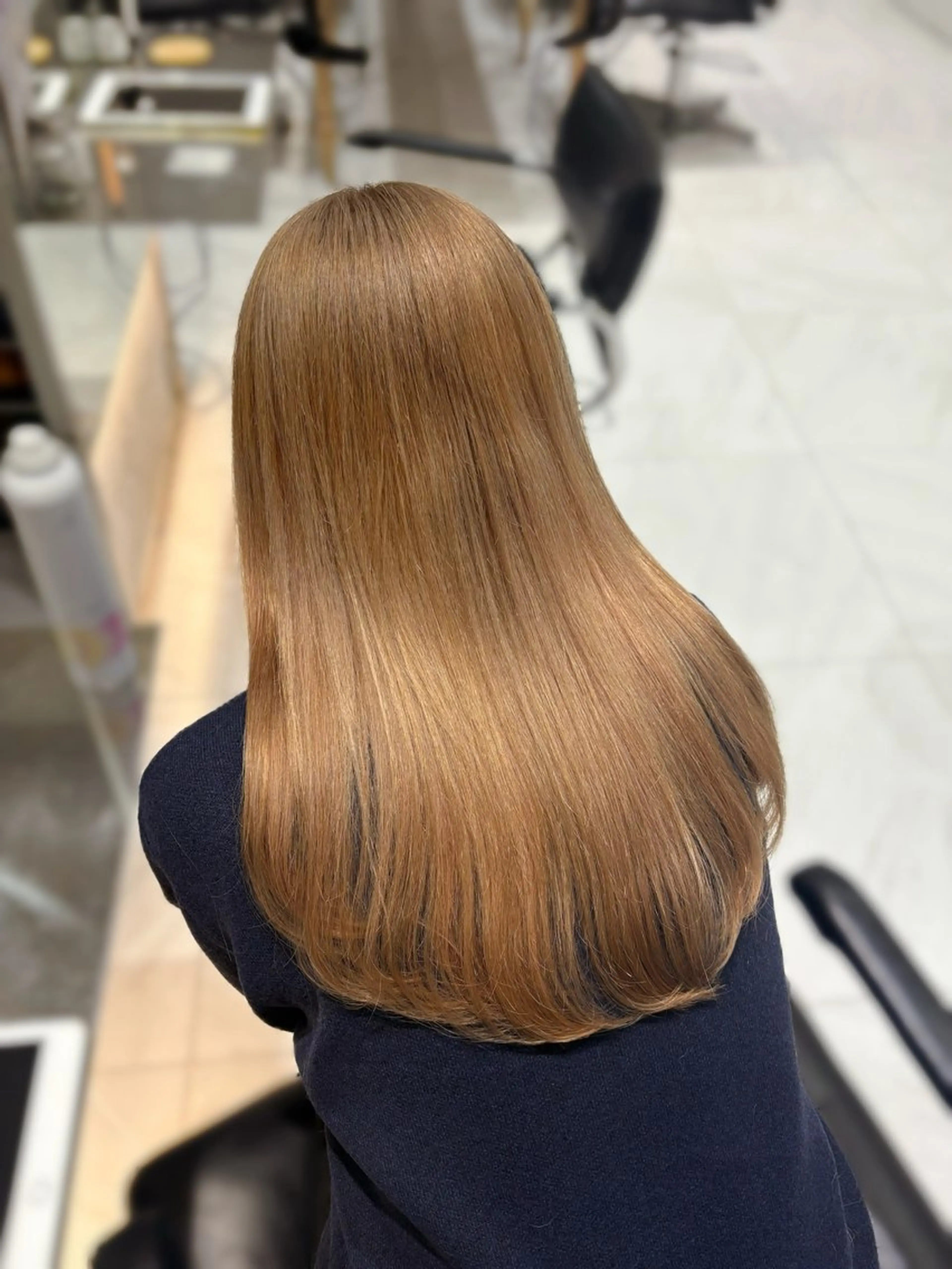 セミロング ヘアカラー Rino🎀/盛れる 顔周りカット🪽✩のヘアスタイル