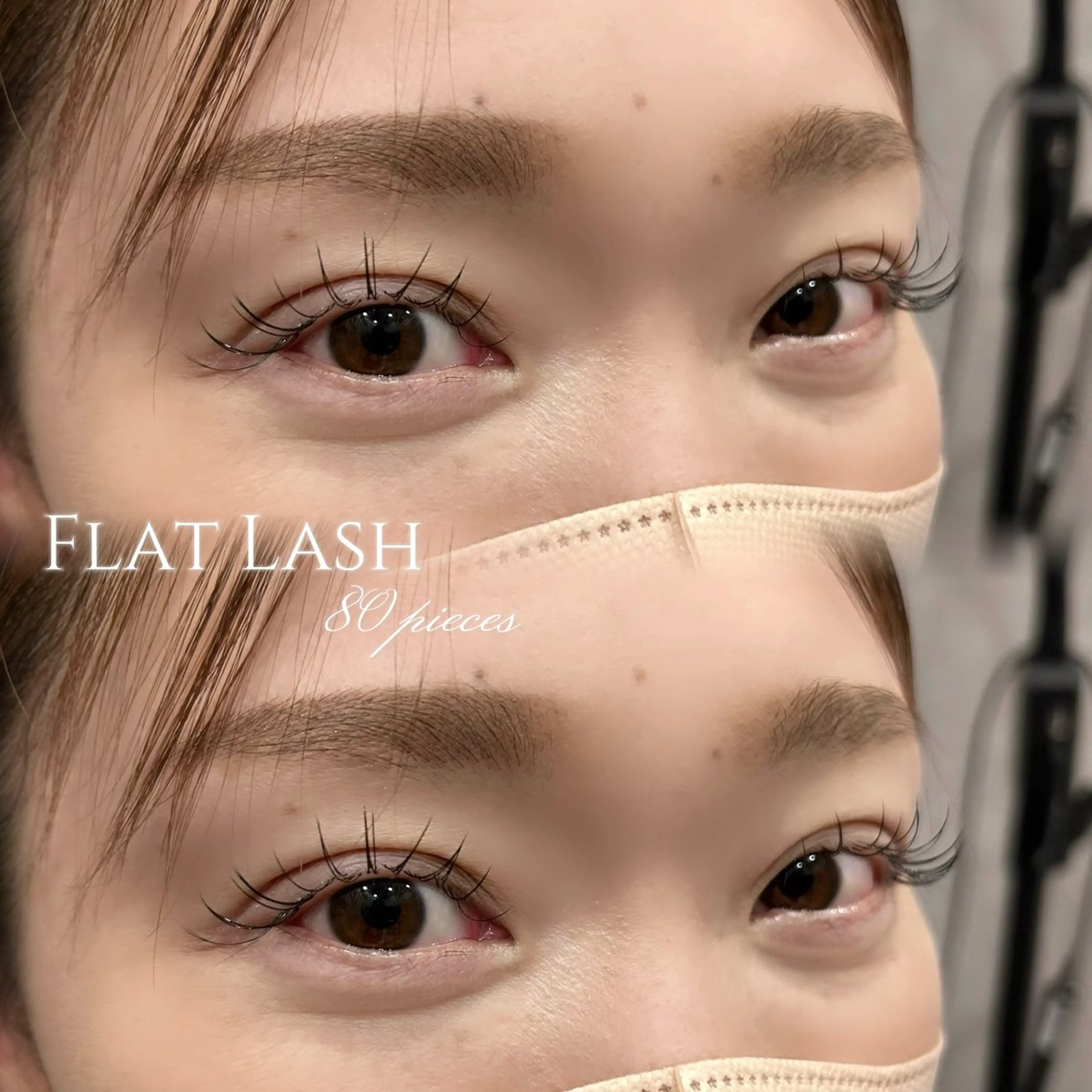 マツエク・マツパ フラットラッシュ eyestyle JURIAのマツエク・マツパデザイン