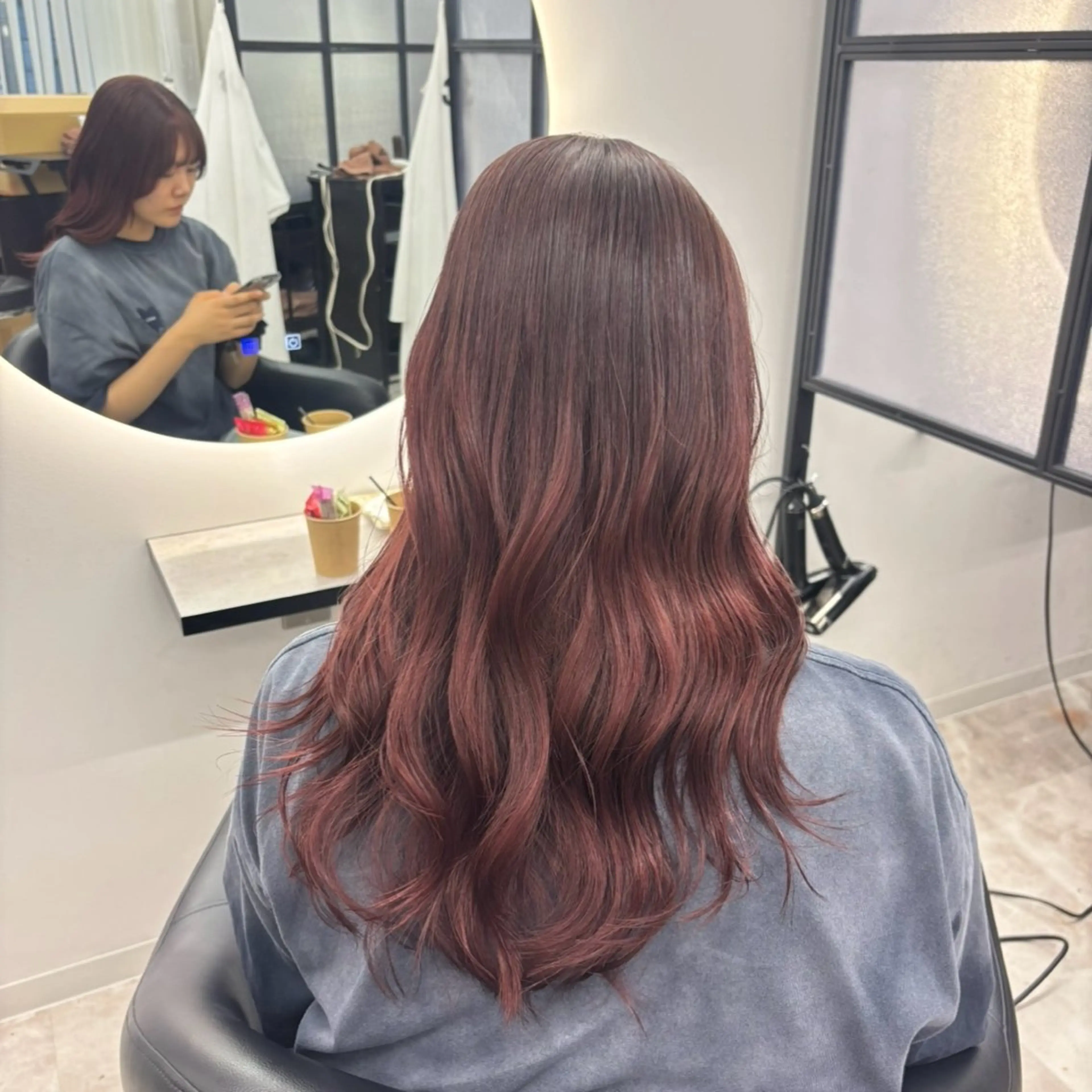 ロング カラー ヘアカラー Ren. 🦋デザインカラーのヘアスタイル