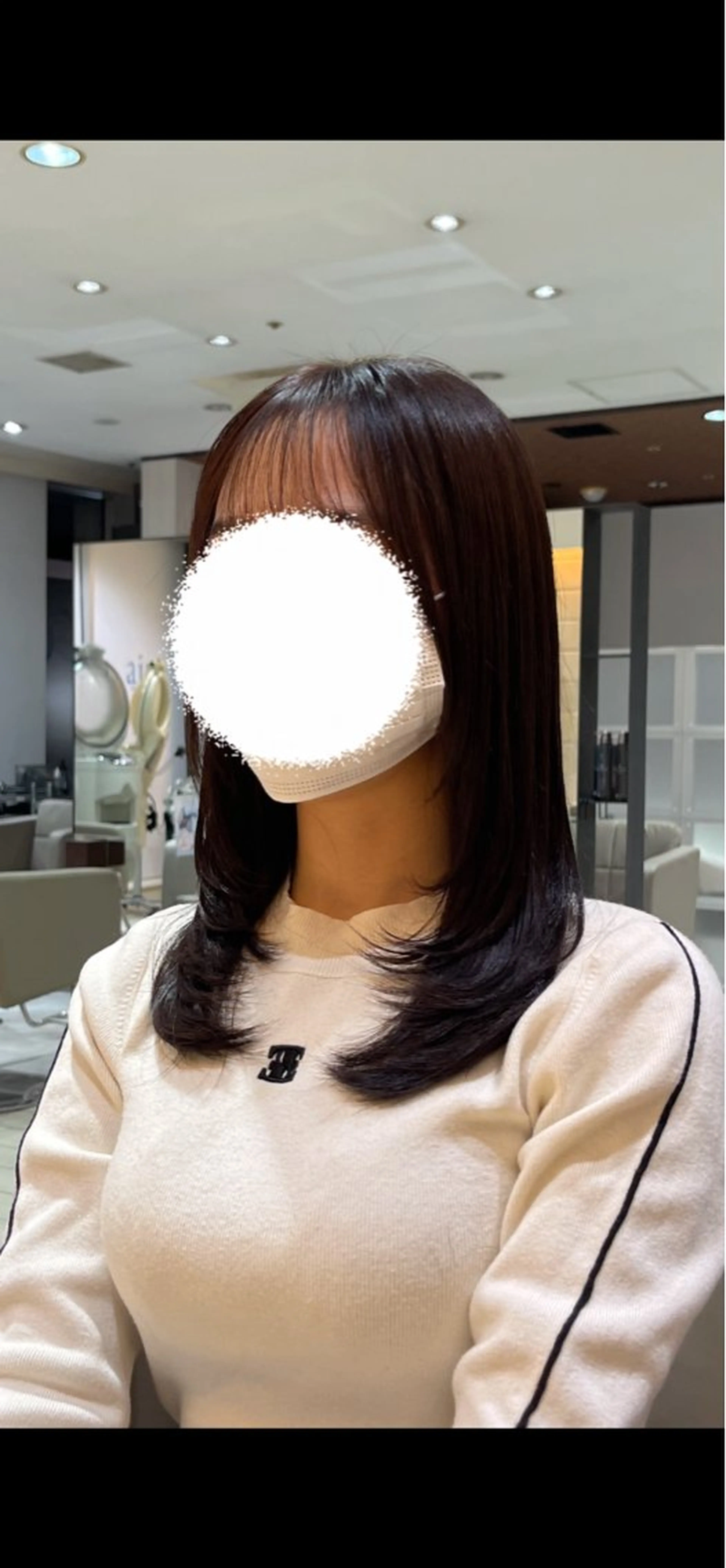 セミロング 【AIR銀座】 園田萌華のヘアスタイル
