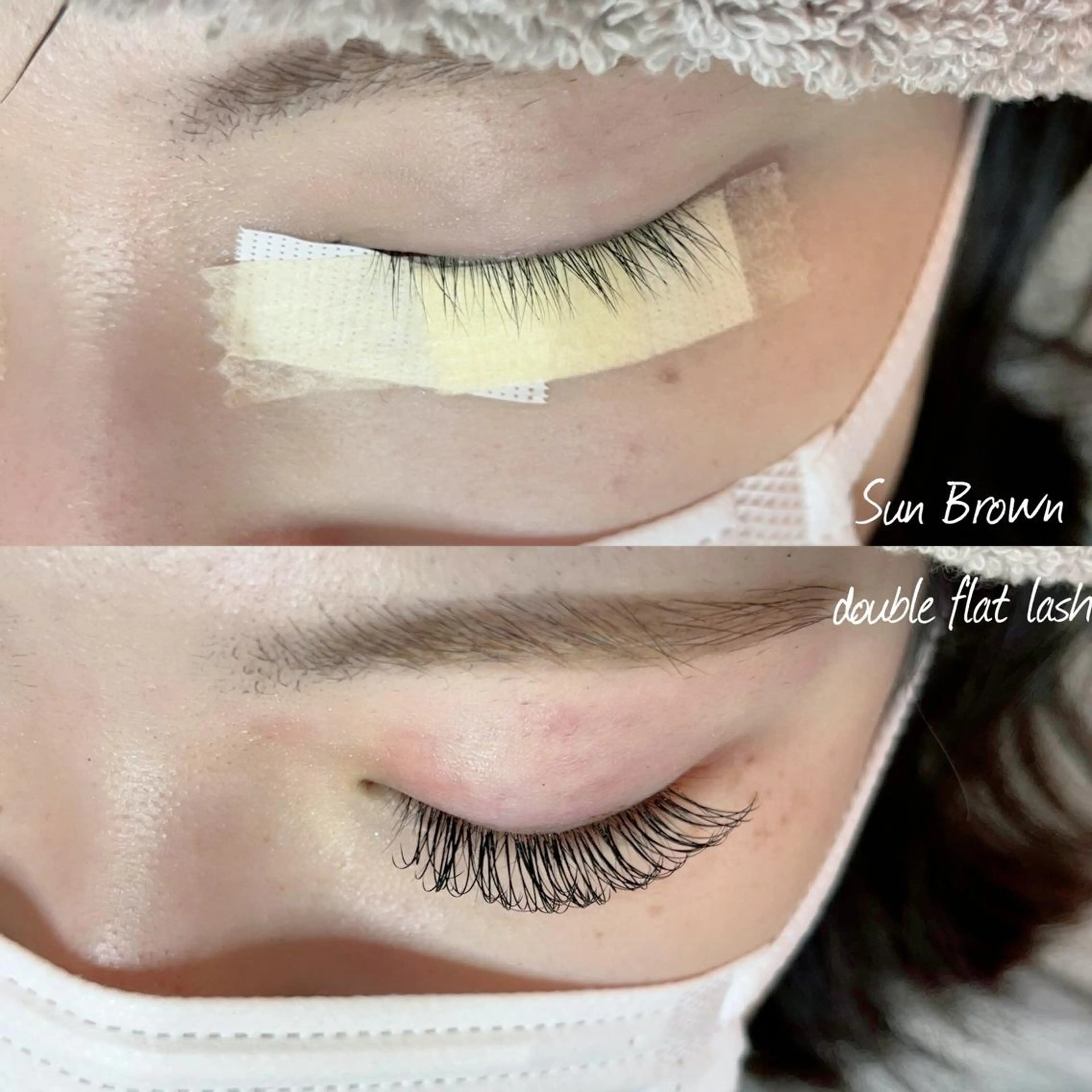 マツエク・マツパ Sun Brown サンブラウンのマツエク・マツパデザイン