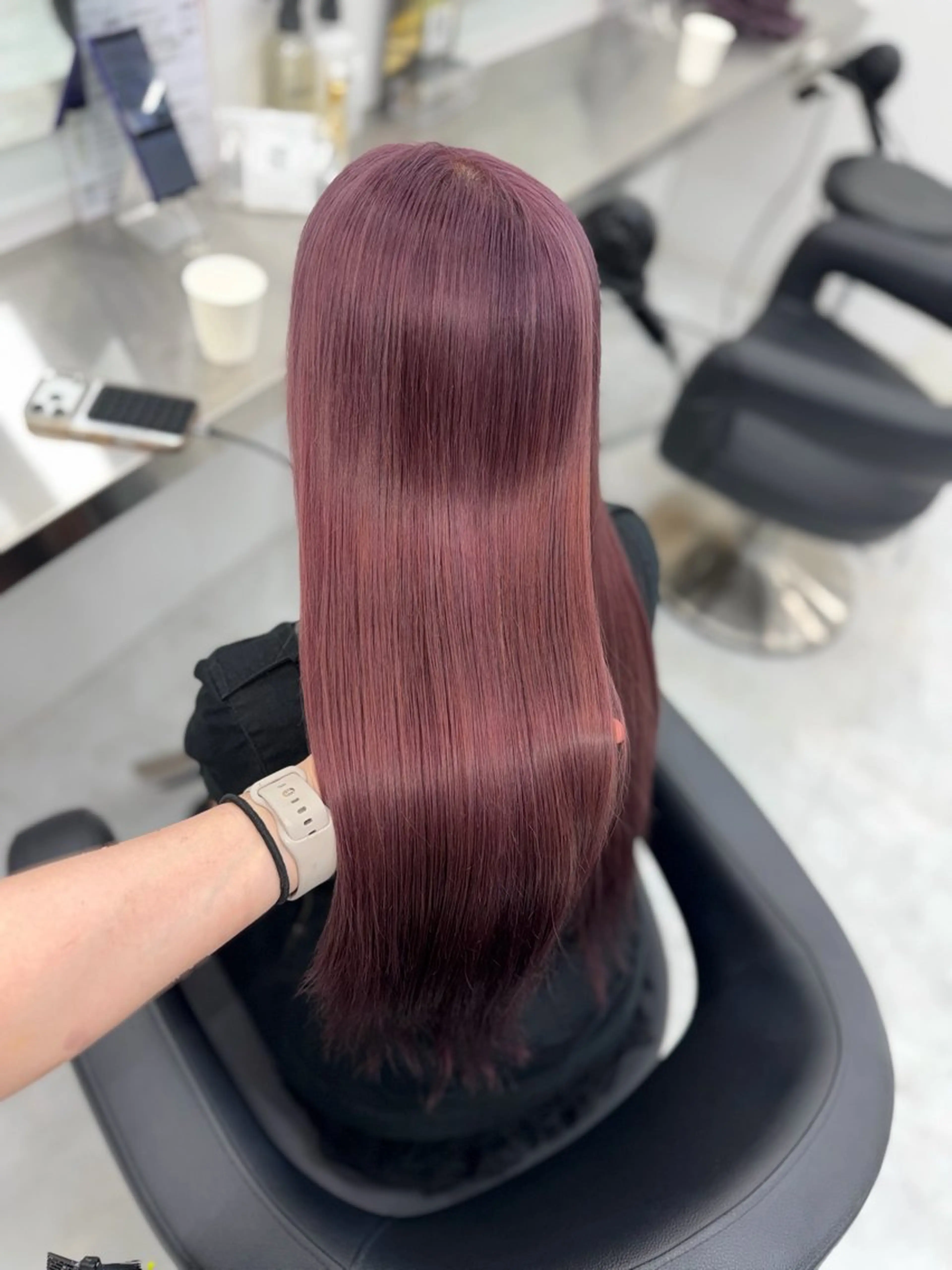 カラー ヘアカラー トリートメント 透明感ベージュ🎀 Anju/渋谷🎀のヘアスタイル