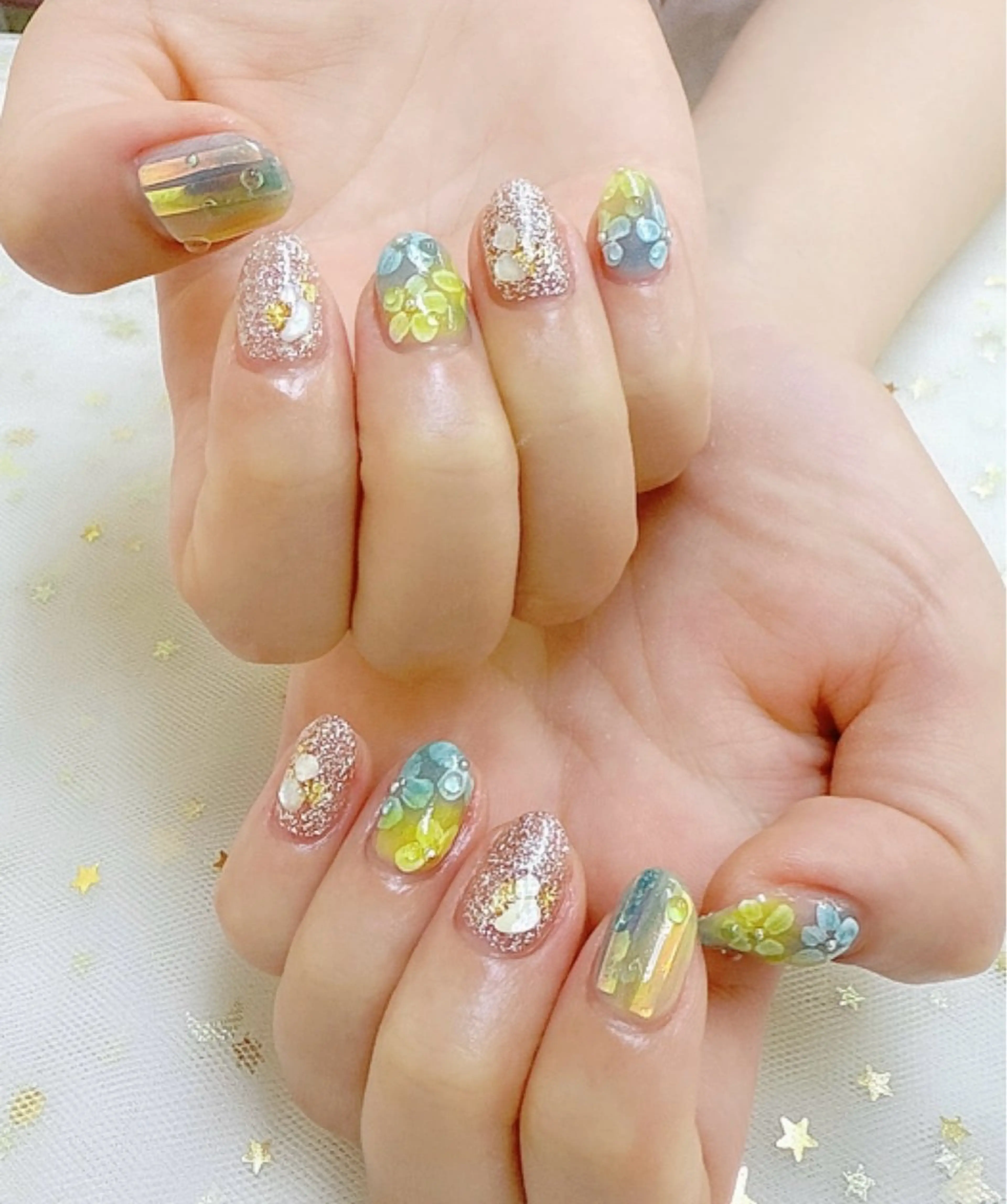 ネイル ハンドネイル 上福岡 らんらんのネイルデザイン