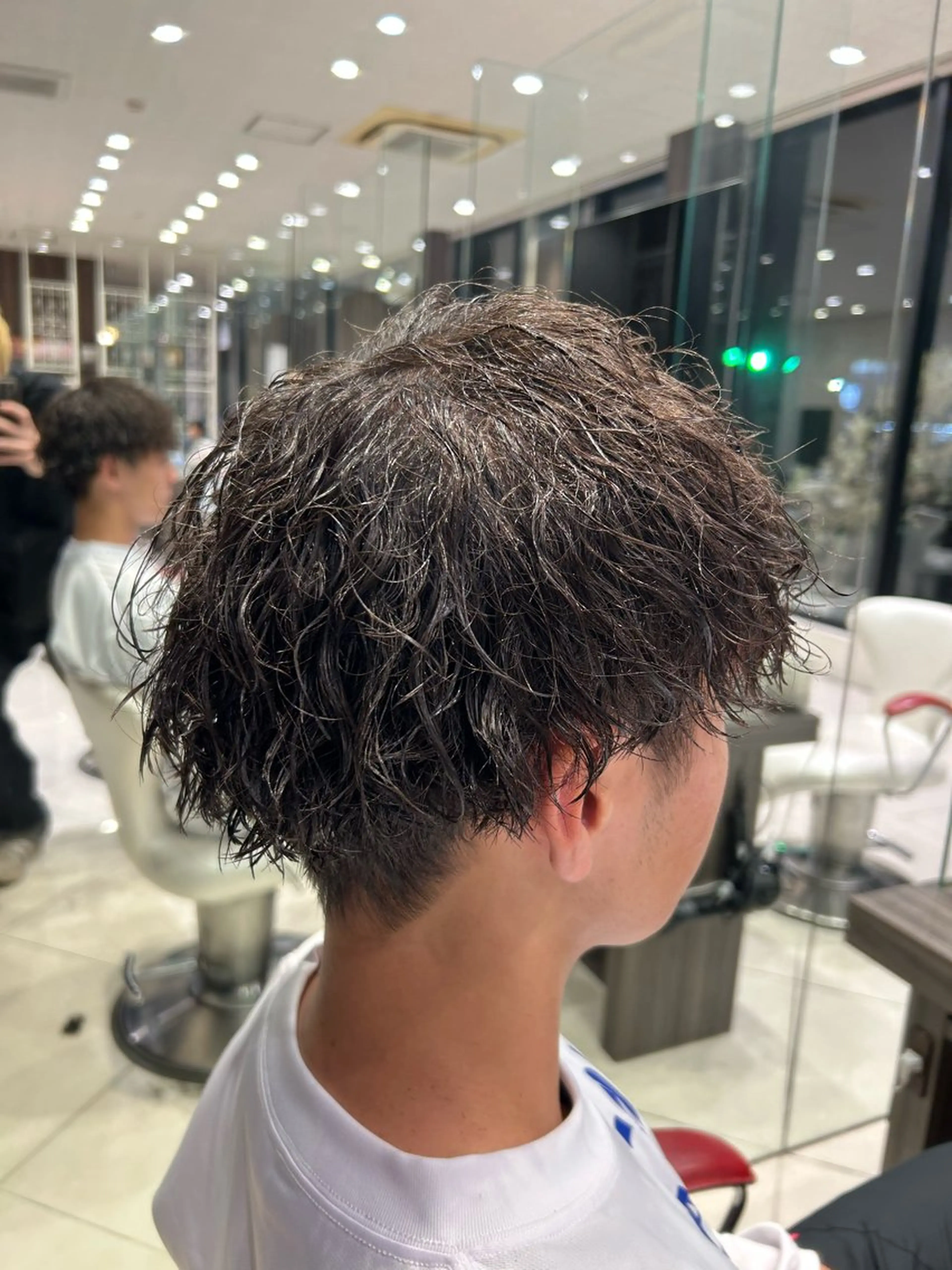 ショート パーマ メンズ メンズ専門 米山諒✂️のヘアスタイル