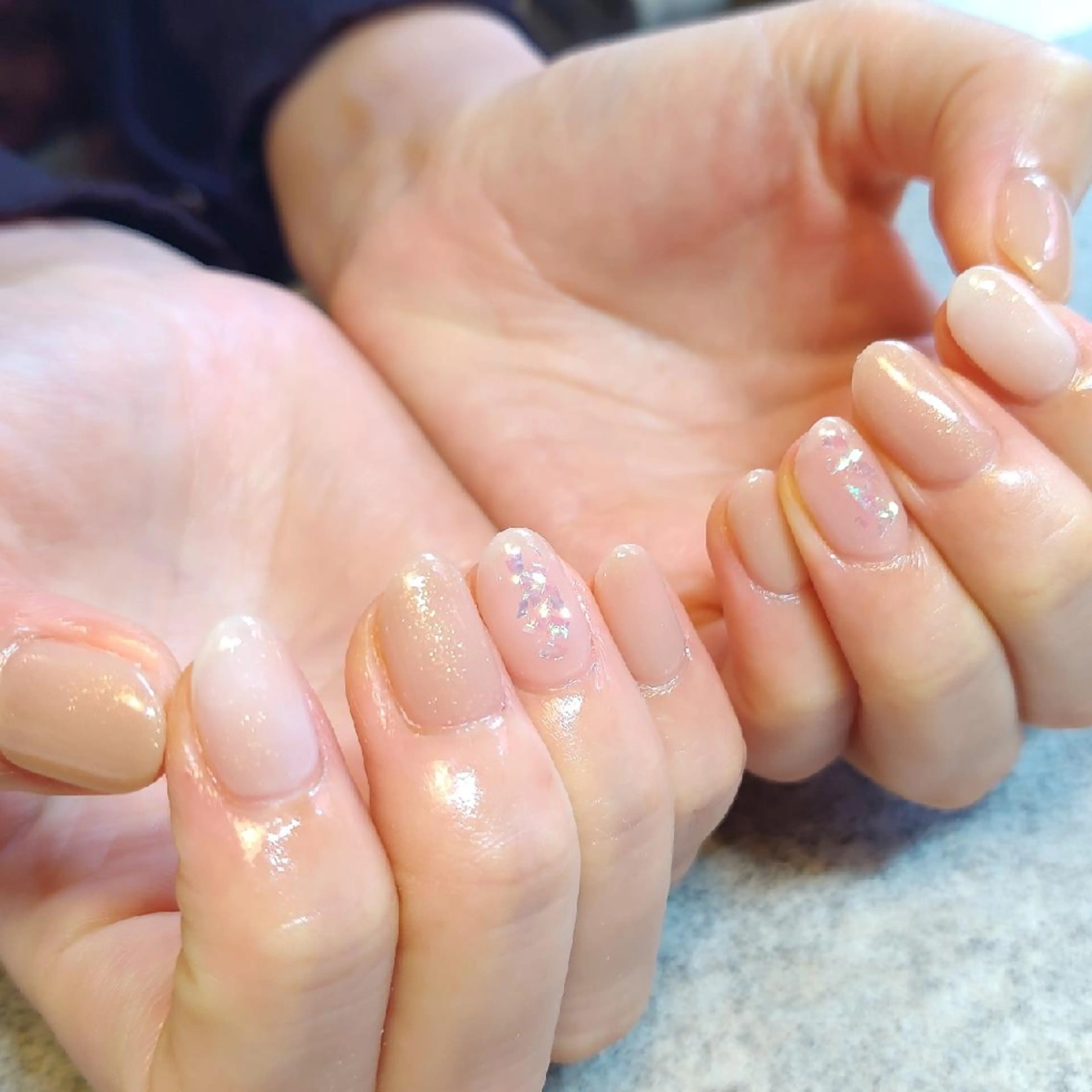 ネイル シンプルネイル ジェヌインネイル 河内のネイルデザイン