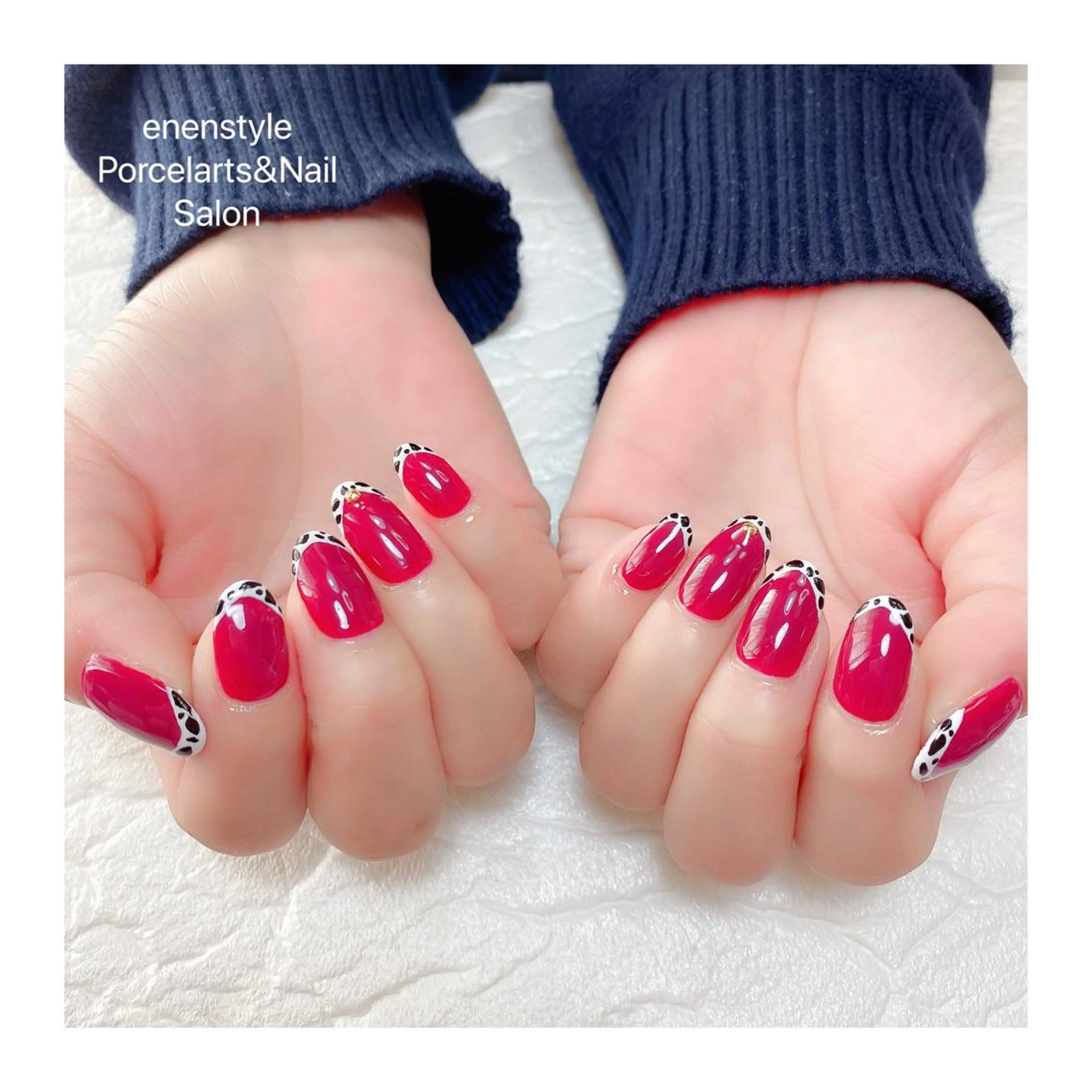 ミディアム ネイル ハンドネイル 👑enen style👑のネイルデザイン