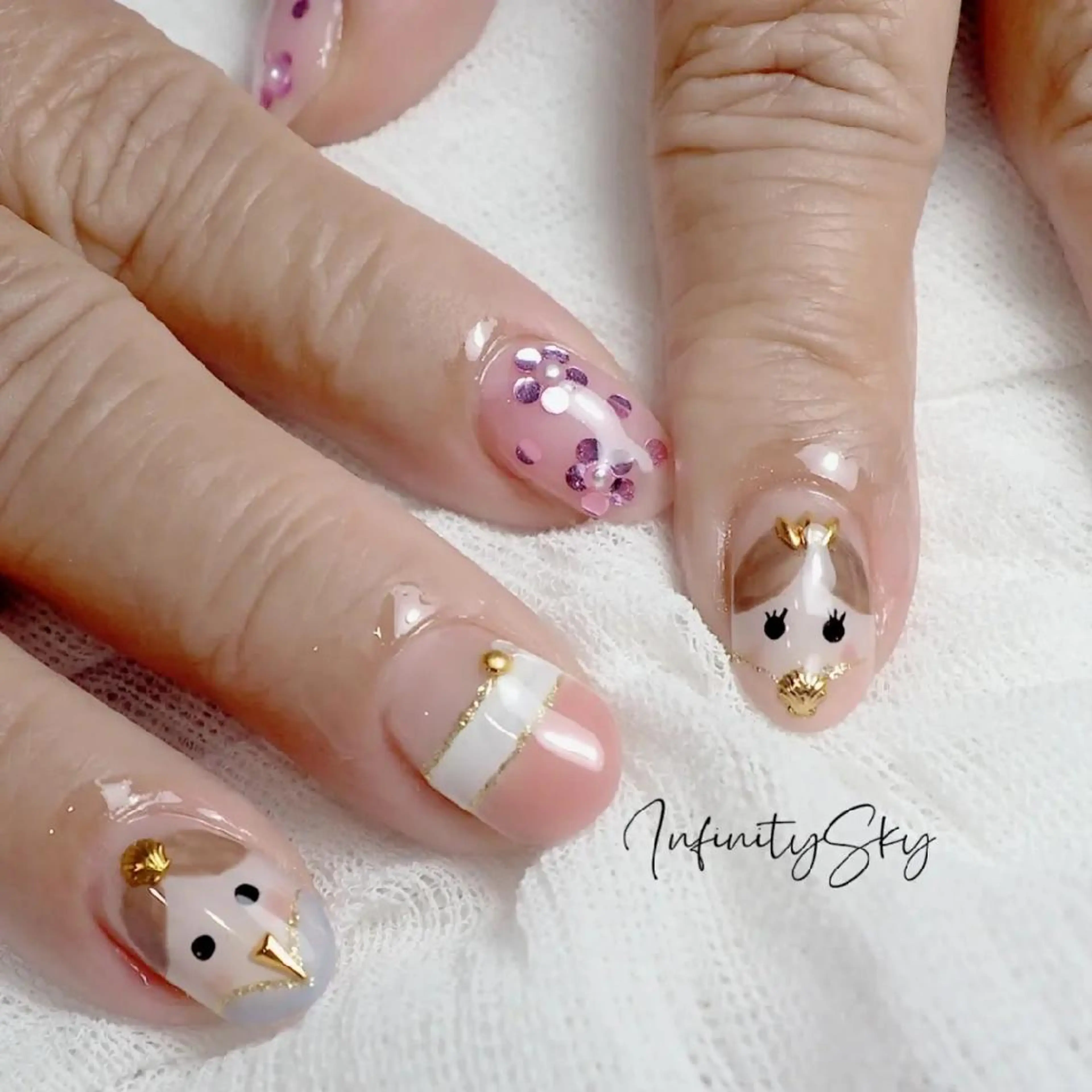 ネイル infinity skyのネイルデザイン