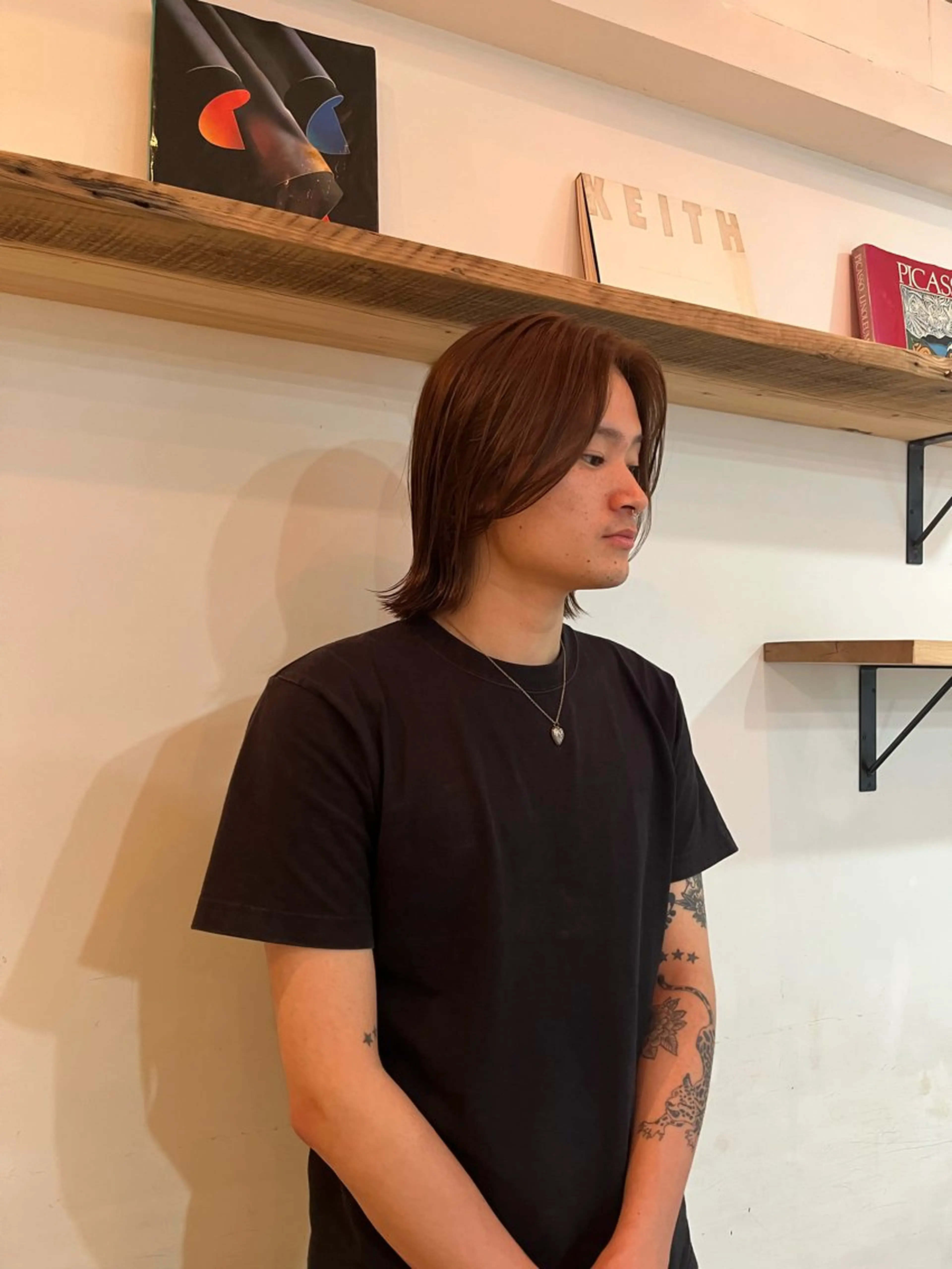 カラー メンズ ブラウンカラー オレンジ オレンジブラウン ヘアカラー トリートメント 池袋 板橋KAUTI /カネダオウスケ💫のヘアスタイル