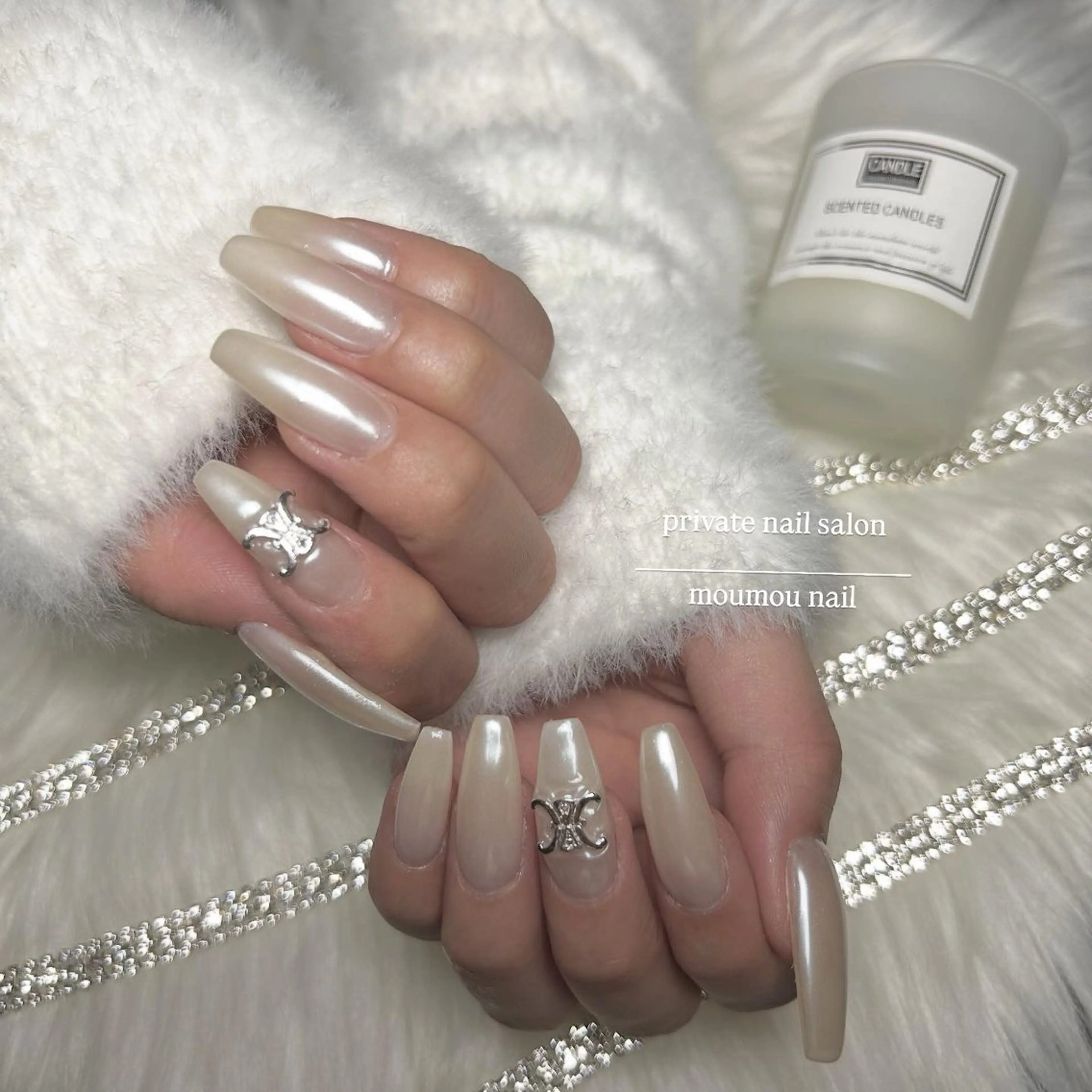 ネイル オーロラネイル moumou nailのネイルデザイン