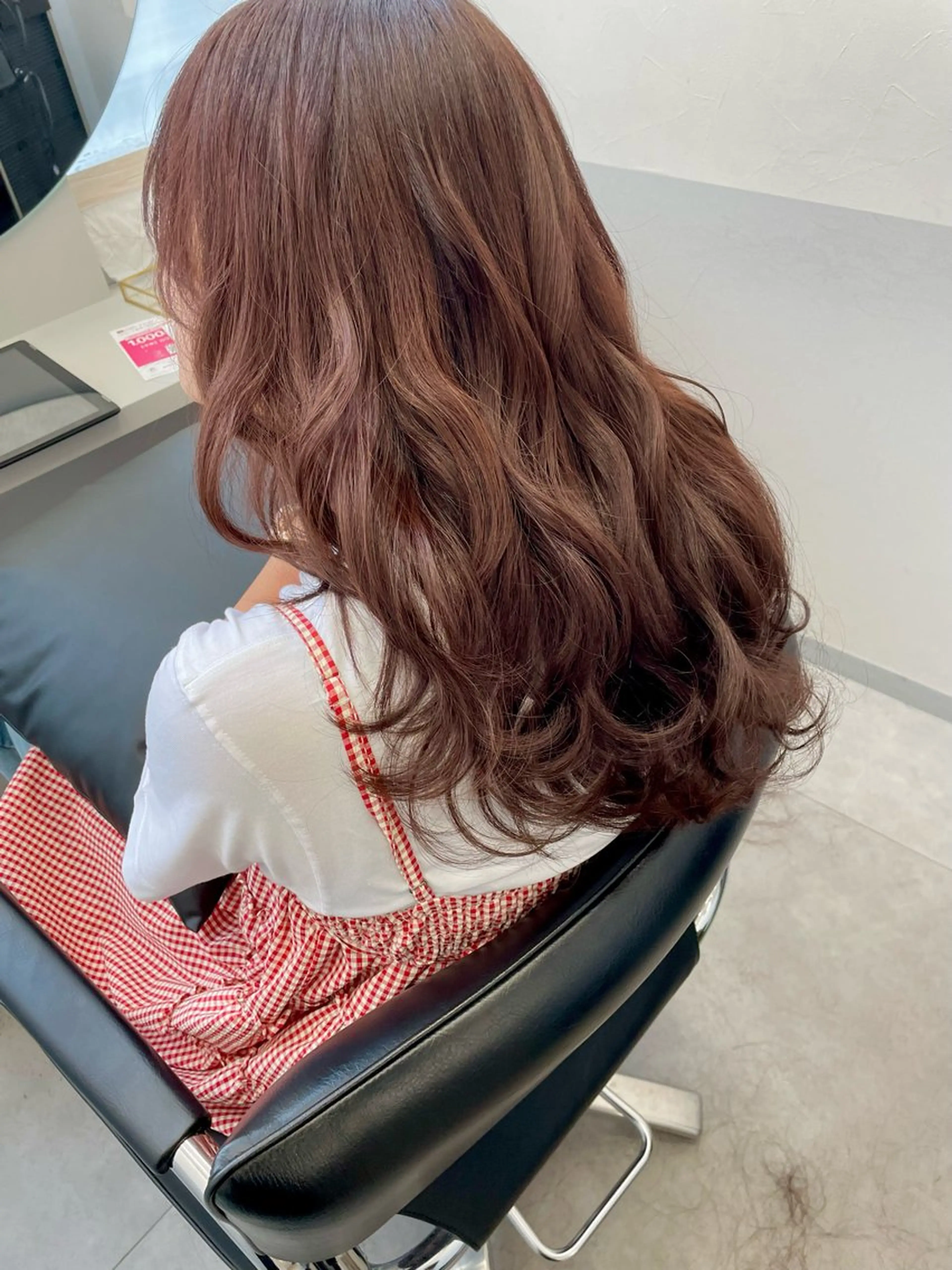 セミロング カラー ブラウンカラー ピンクカラー ピンクブラウン ヘアカラー トリートメント 🌷tocca Mai🌷のヘアスタイル