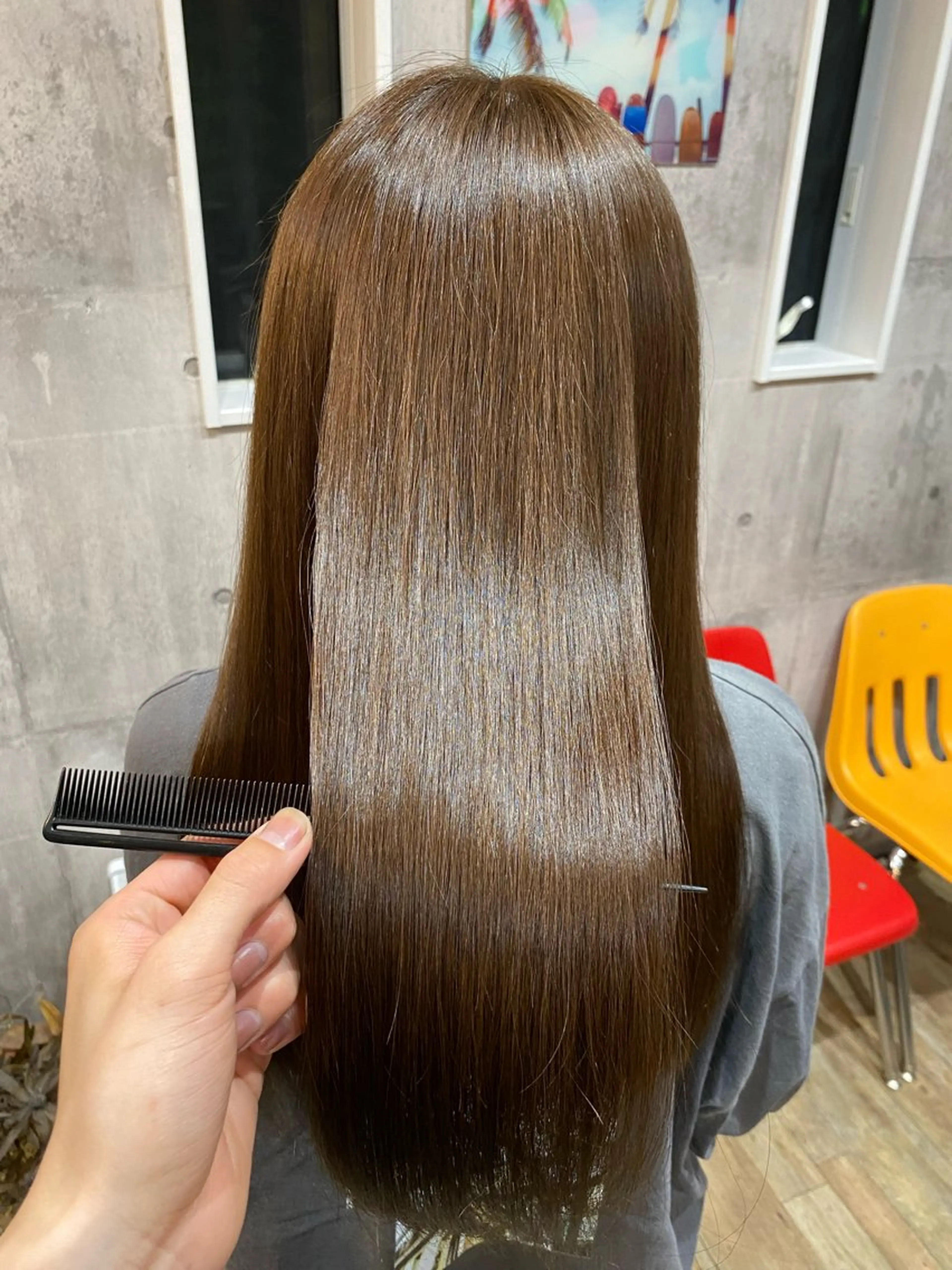 【トリートメント付き】髪質改善カラー+艶トリートメント ¥10,000の写真