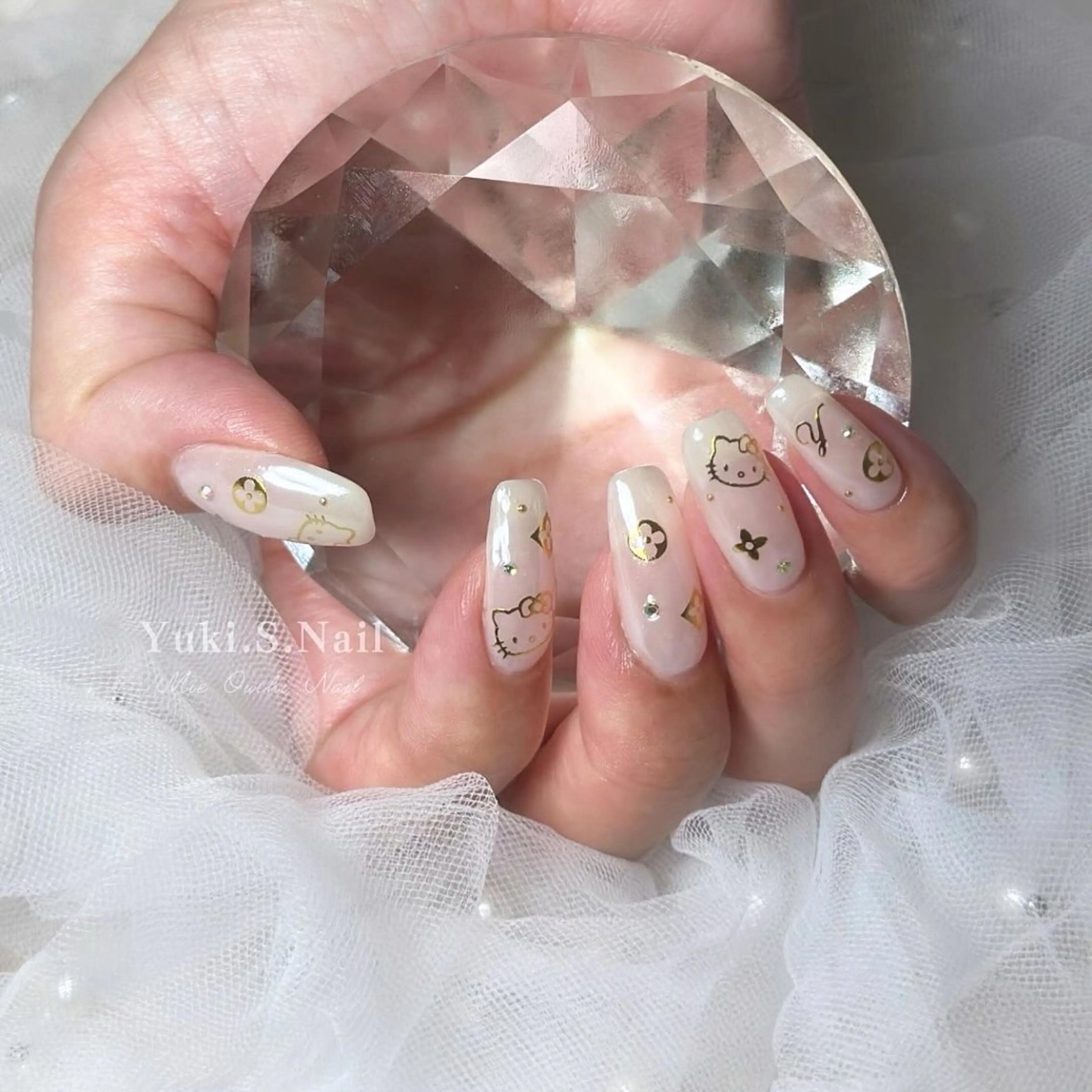 ロング ハンドネイル Yuki S.Nailのネイルデザイン