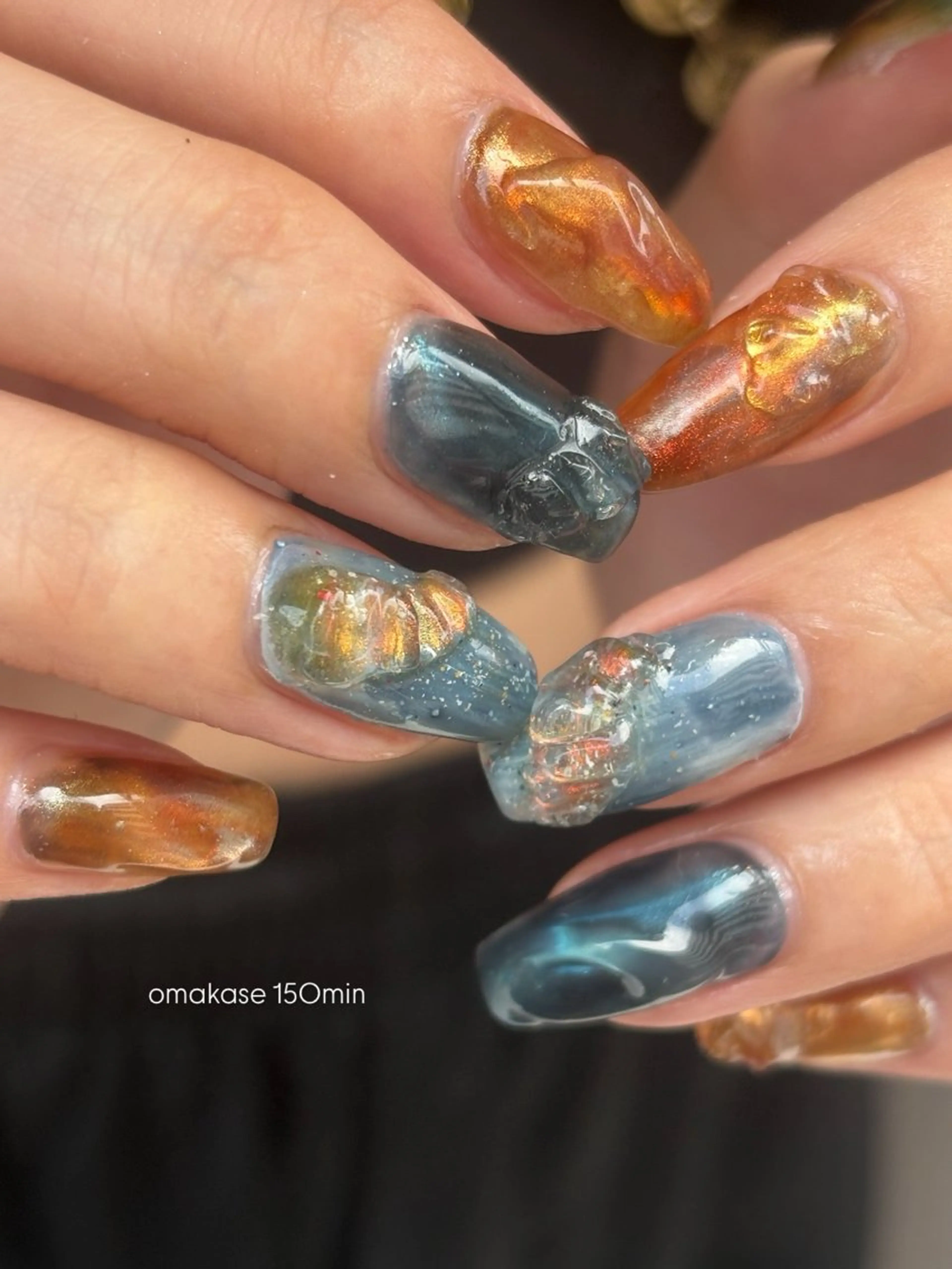 ネイル ハンドネイル 𝗿𝗶𝗰𝗼 ˎˊ˗のネイルデザイン