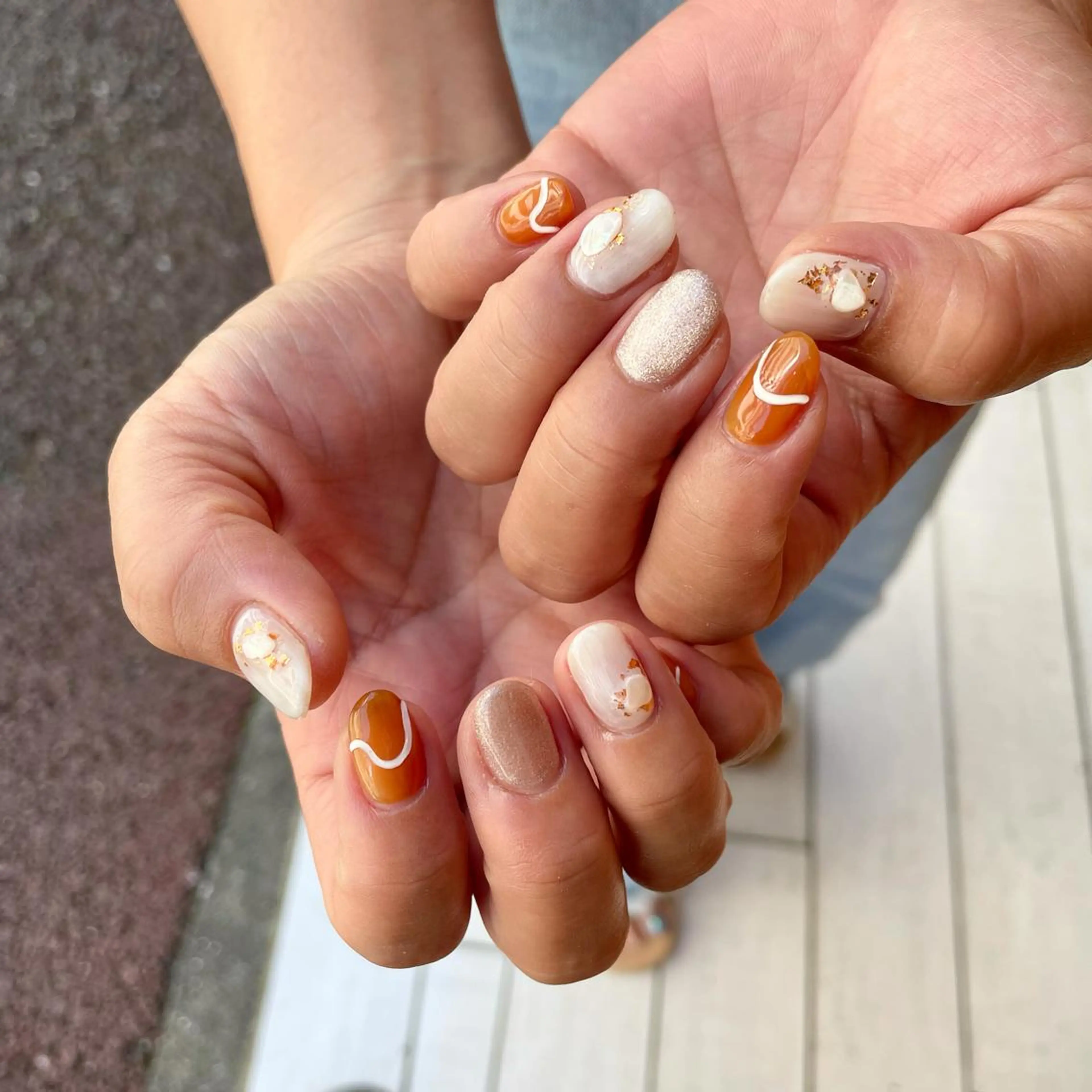 ネイル 新井 ひなののネイルデザイン