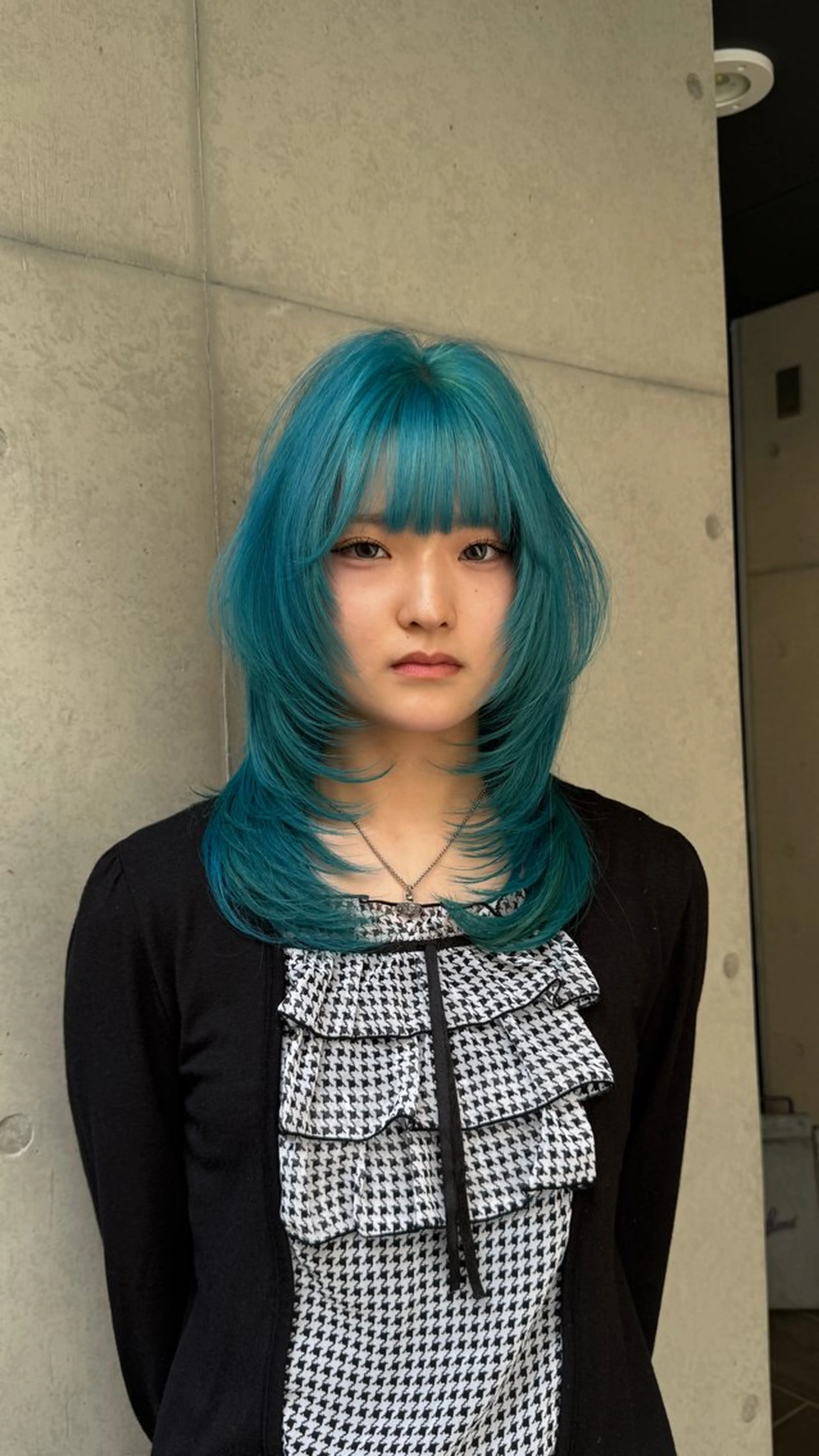 セミロング カラー カット ヘアカラー トリートメント だいち/ブリーチ/ レイヤーカットのヘアスタイル
