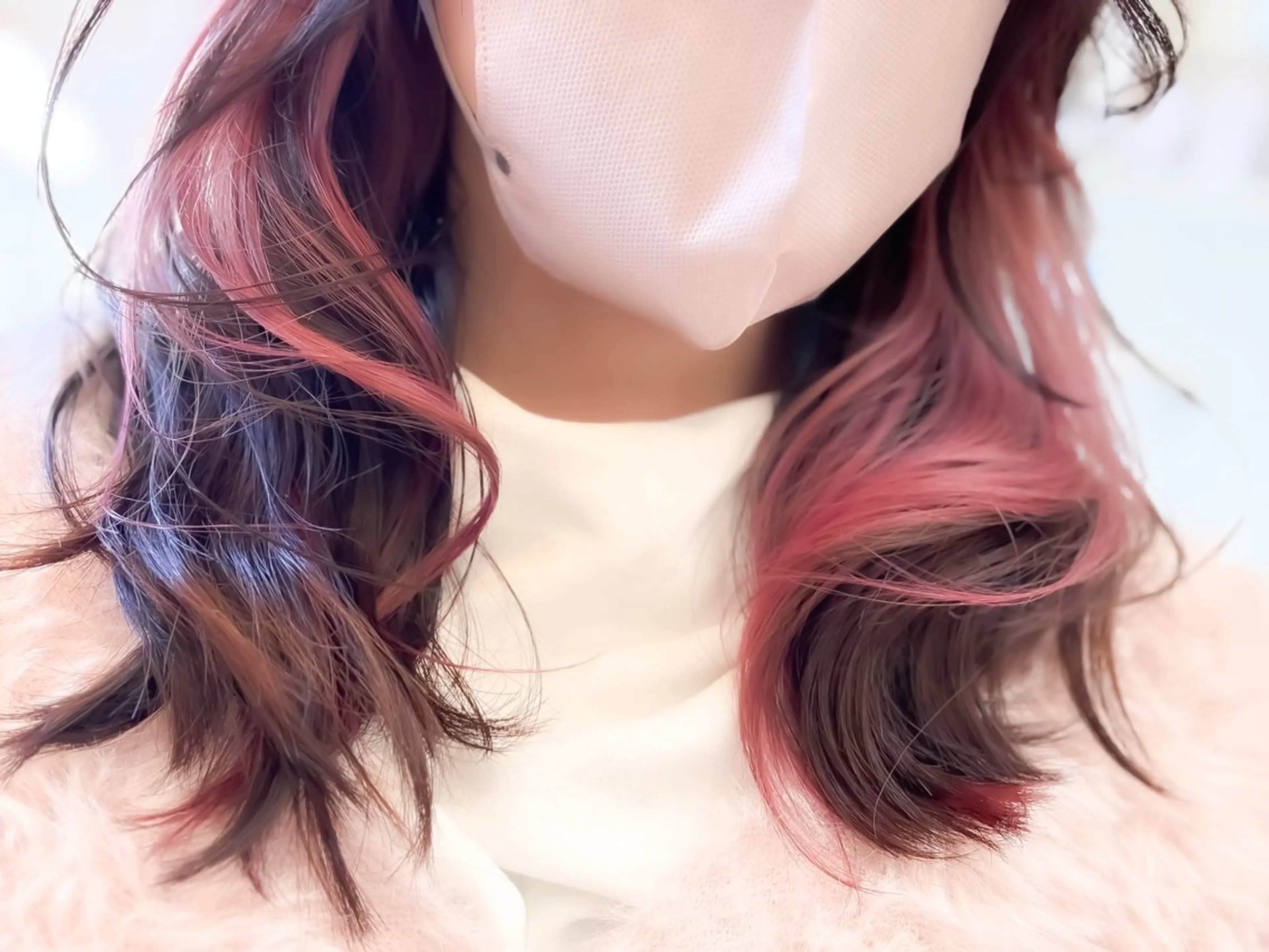 ミディアム 加藤 彩のヘアスタイル