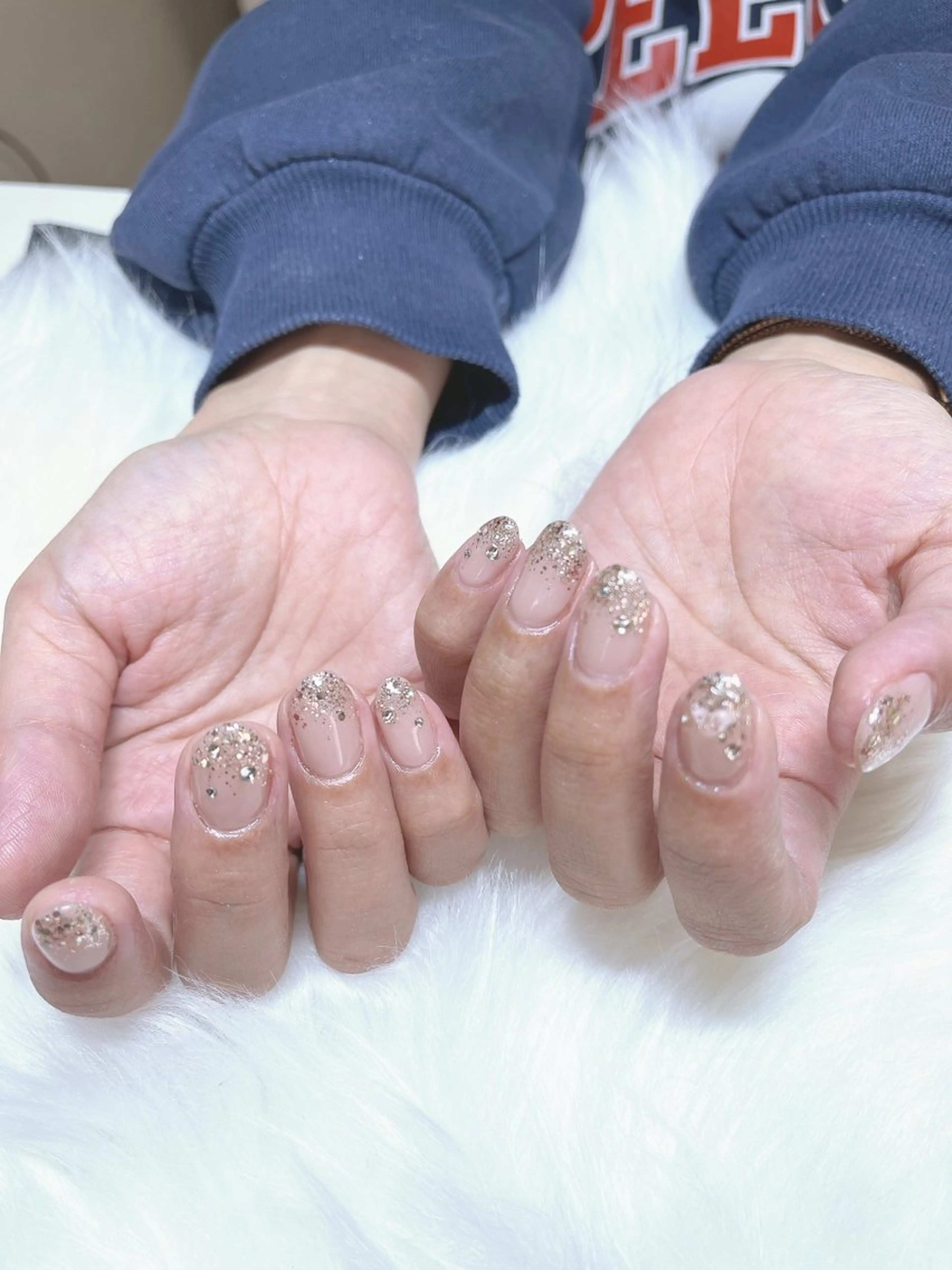 ネイル キラキラネイル かわむら りょうこのネイルデザイン