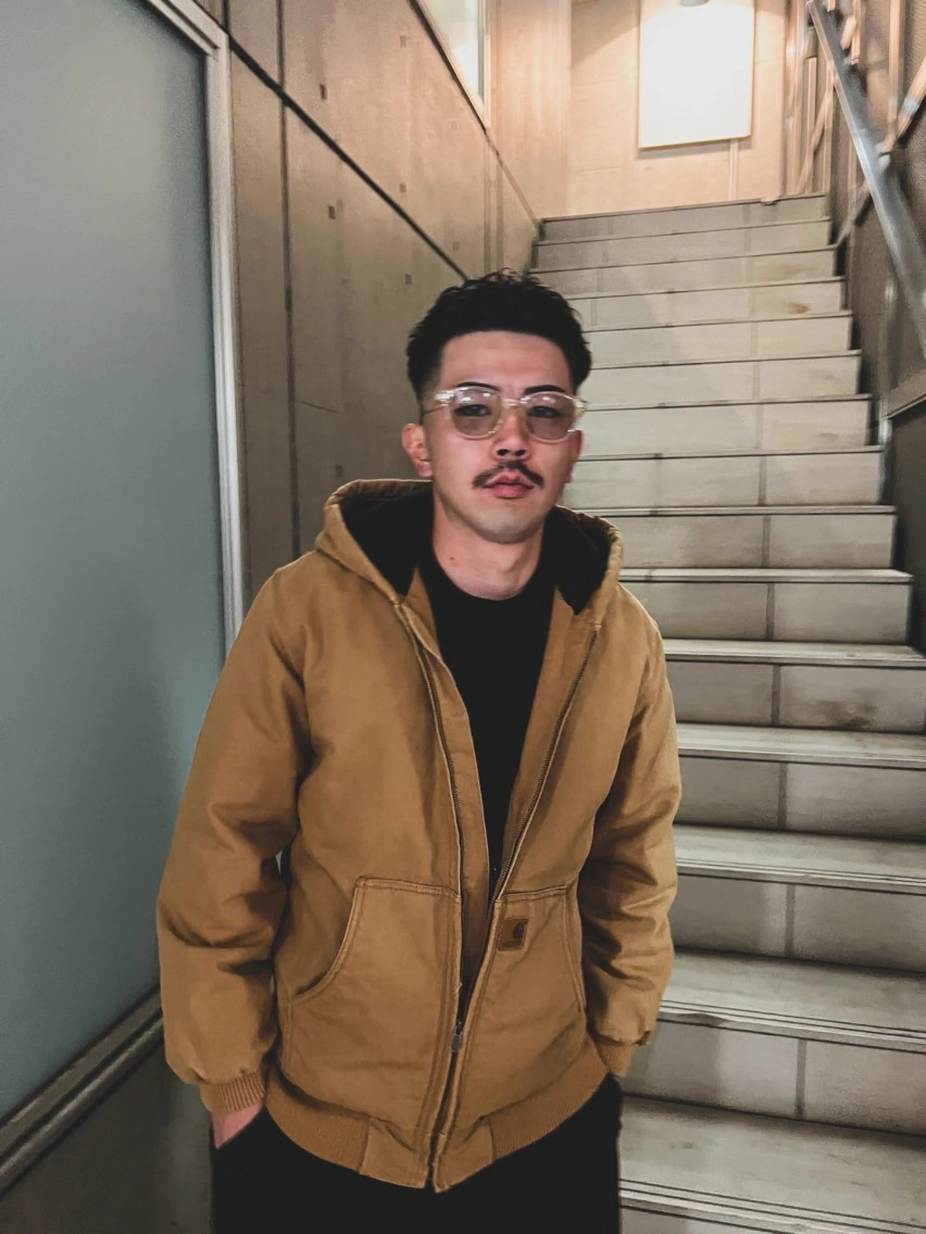 ショート パーマ メンズ 豊崎 佑輔のヘアスタイル