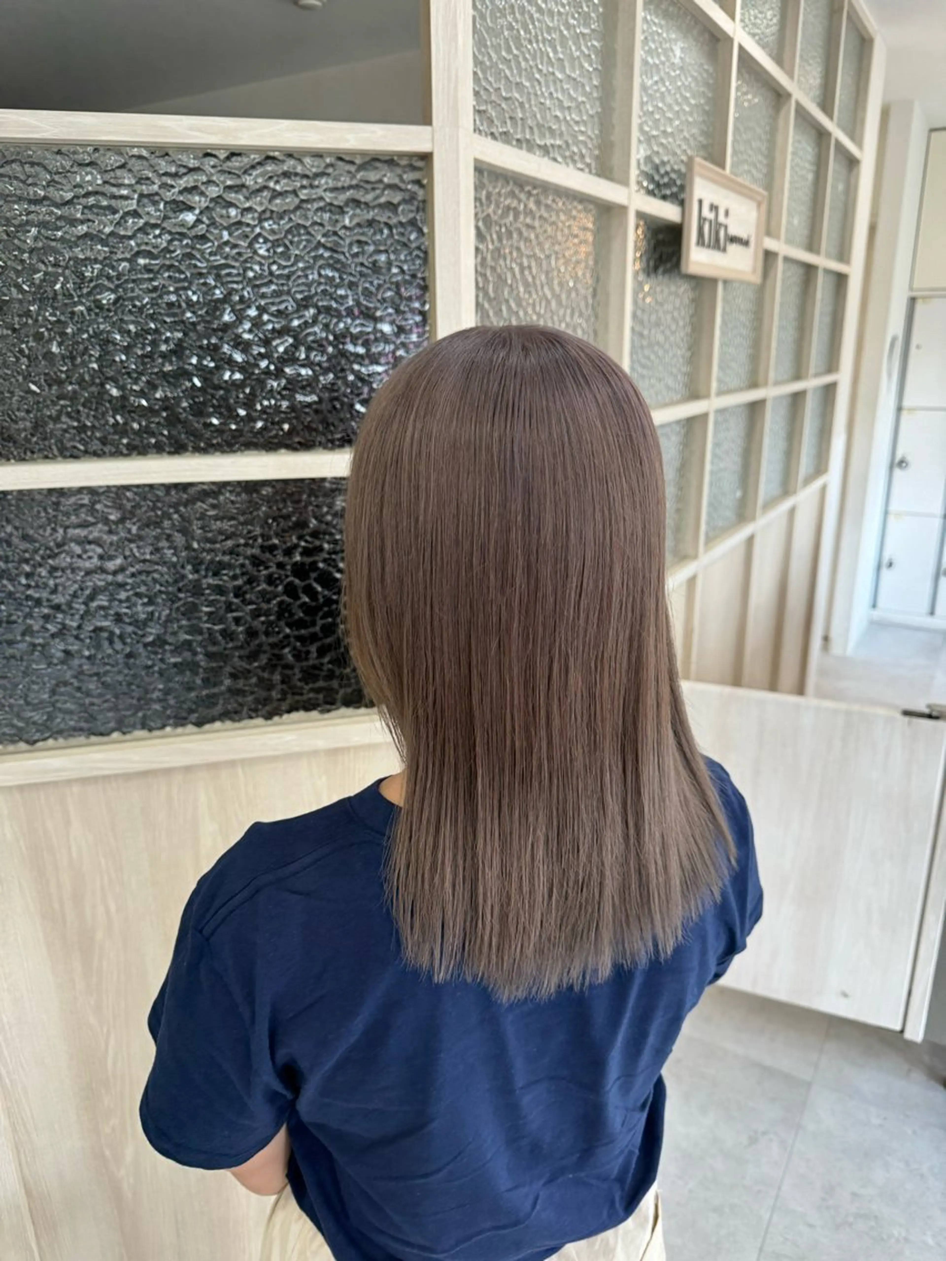 セミロング カラー ヘアカラー Ouka/Wカラー/ 大人艶カラーのヘアスタイル