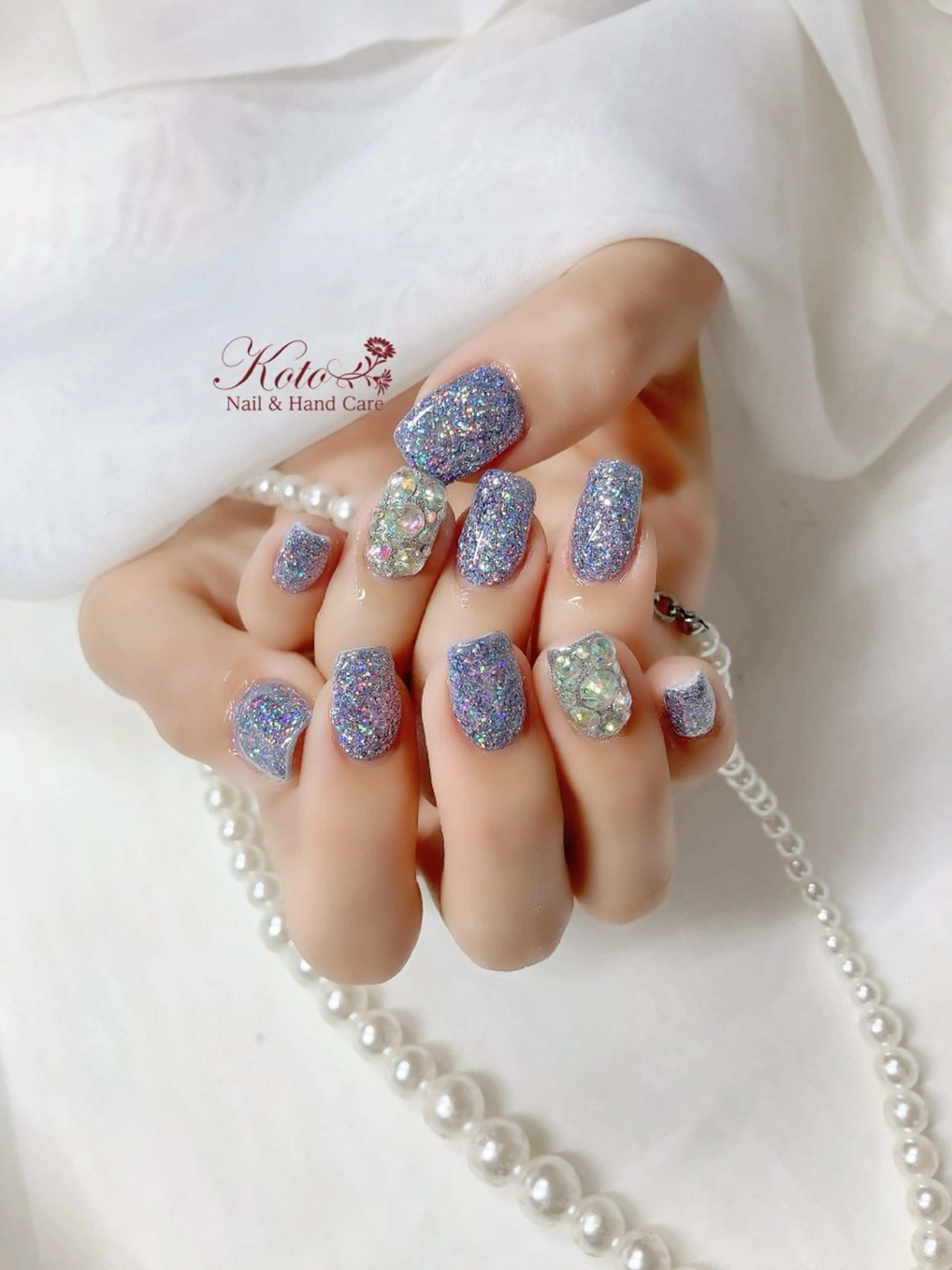 ネイル 長さ出し ジェルネイル 持ち込み ニュアンスネイル 赤色 ハンドネイル Nail Salon KOTOのネイルデザイン