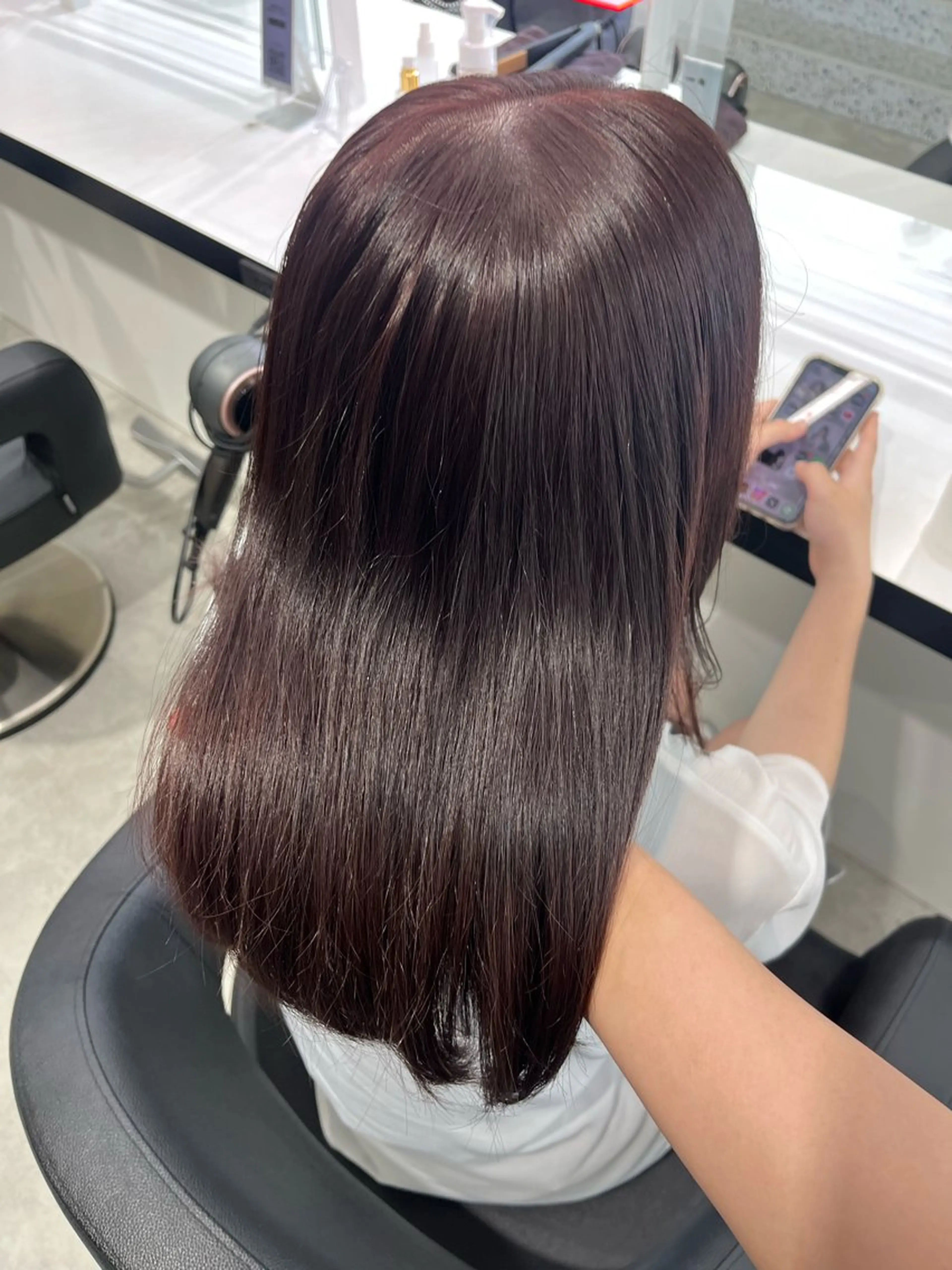 ロング カラー みう/仙台/暖色/ 艶髪/顔周りカット/のヘアスタイル