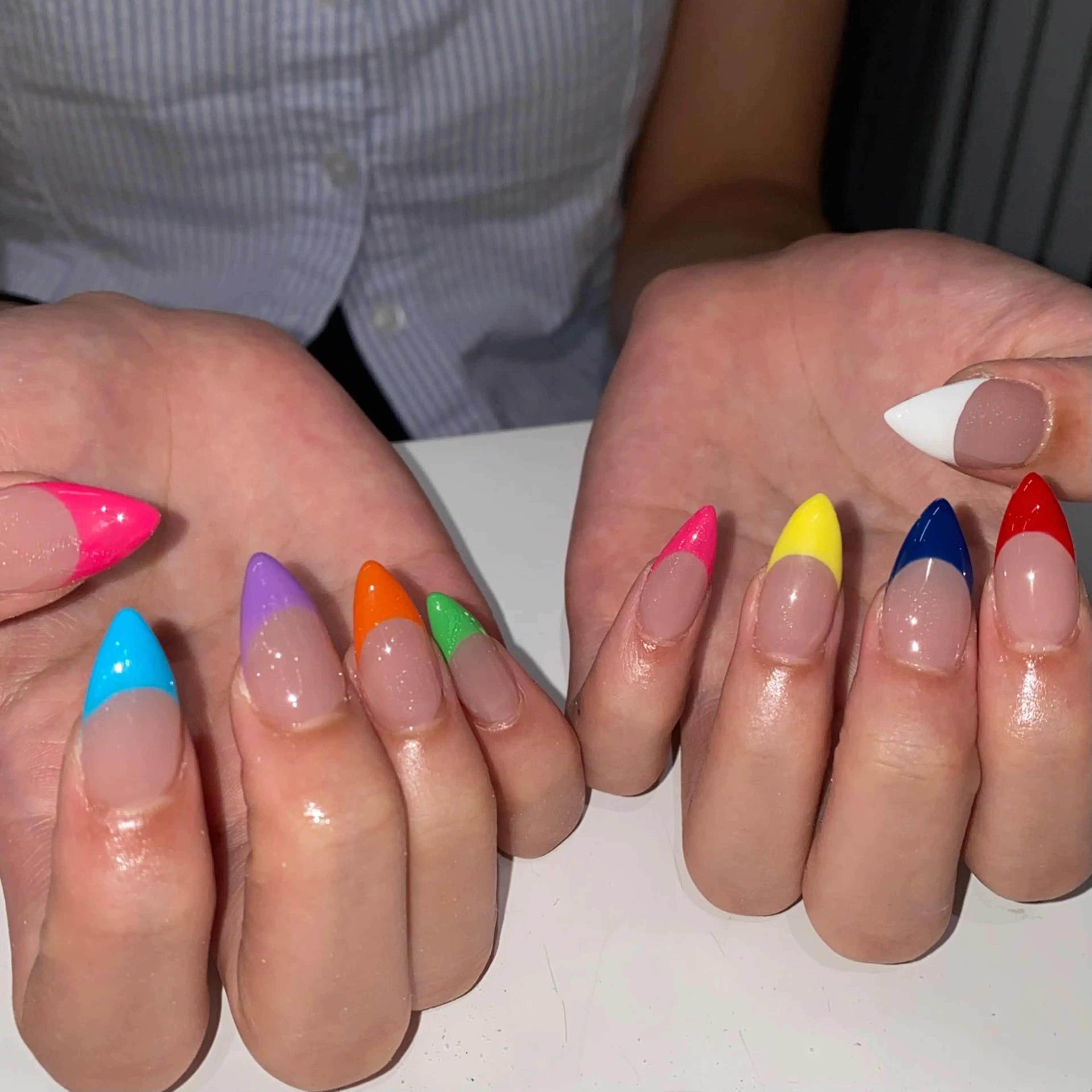 ネイル フレンチネイル 🎼yuuka/池袋 🎼WOLTOKYOのネイルデザイン