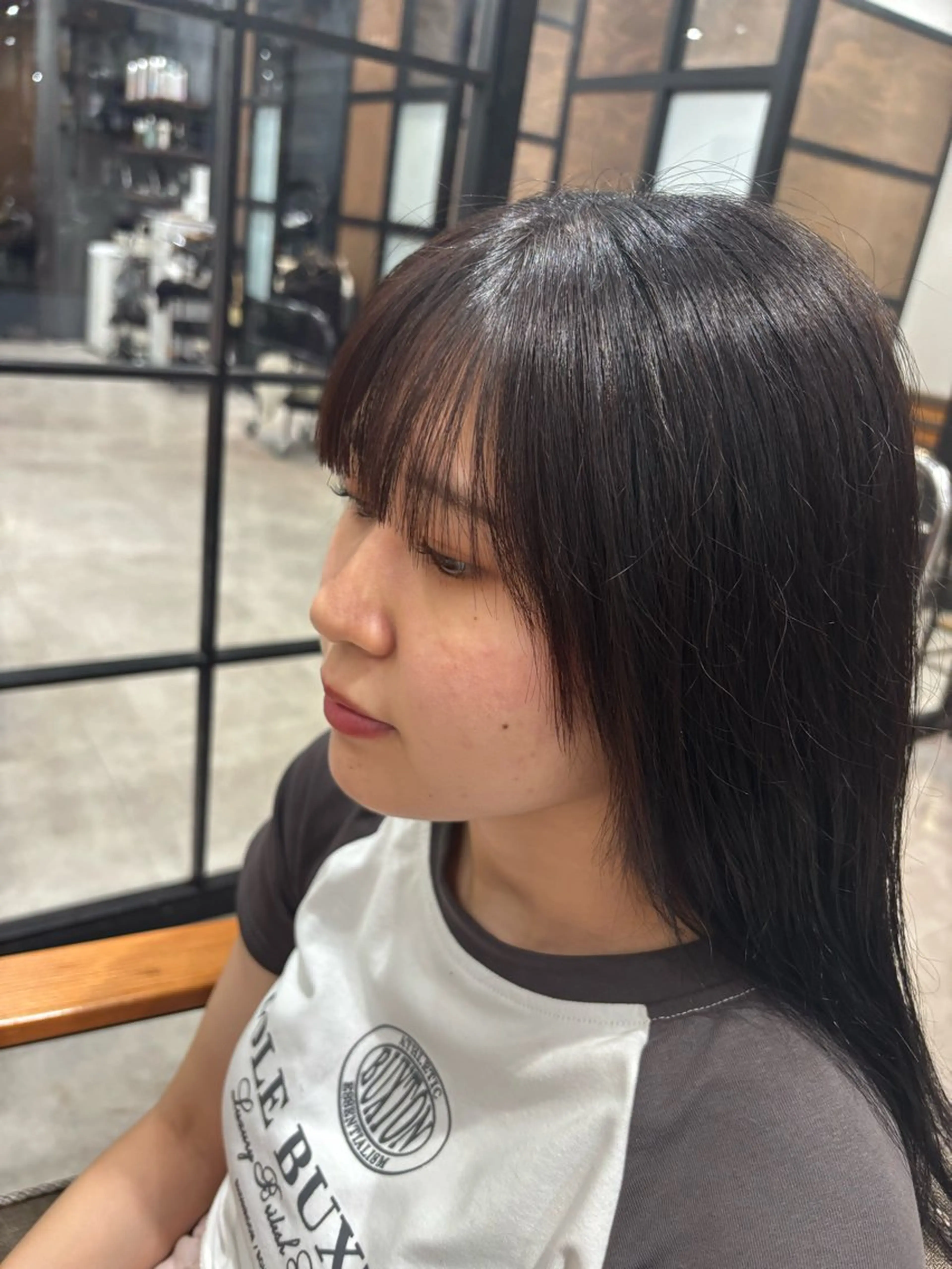 縮毛矯正 おかだ まなみのヘアスタイル