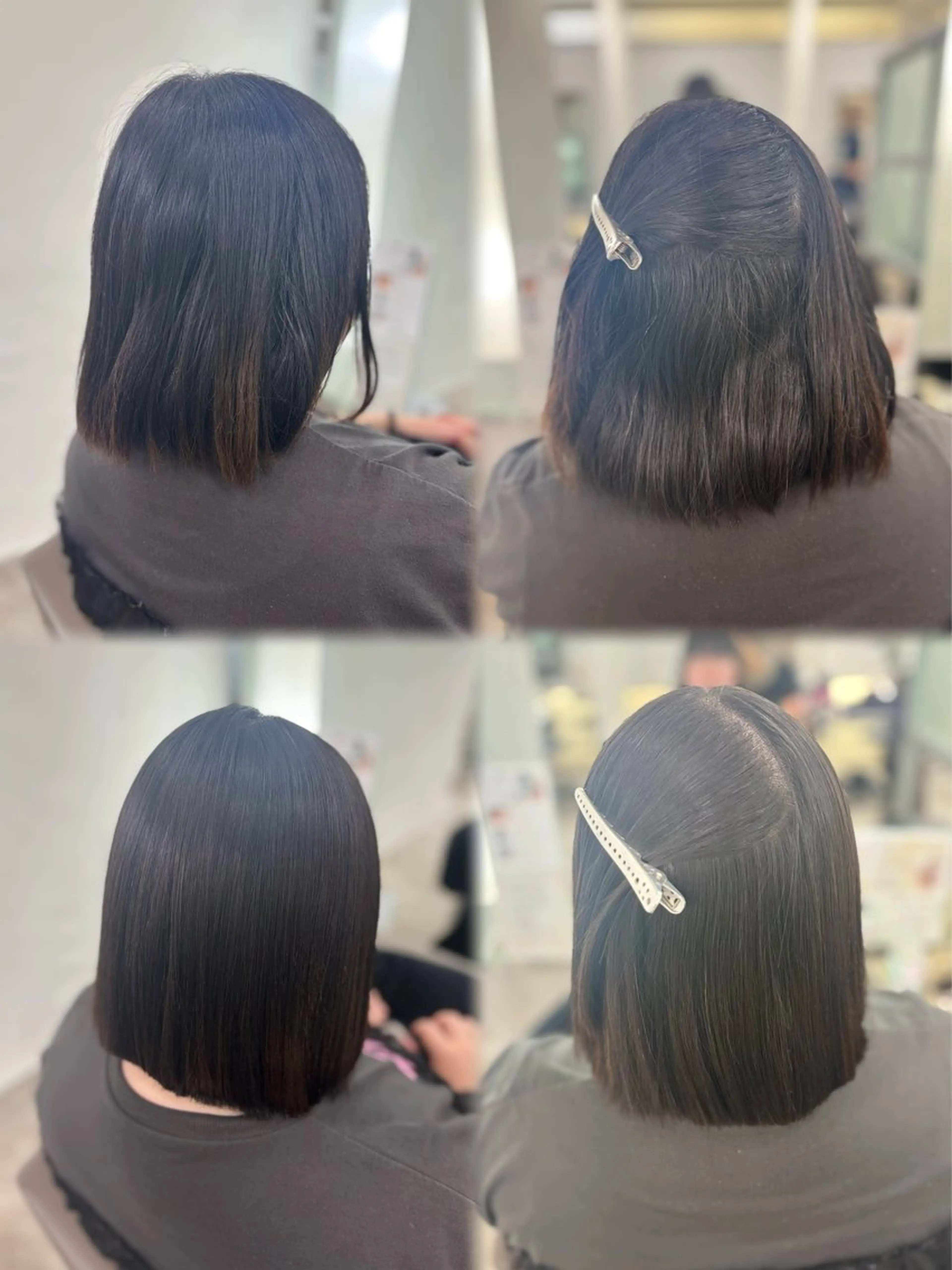 ショート ボブ 縮毛矯正 🩷🎀モデル募集 きらら🎀🩷のヘアスタイル