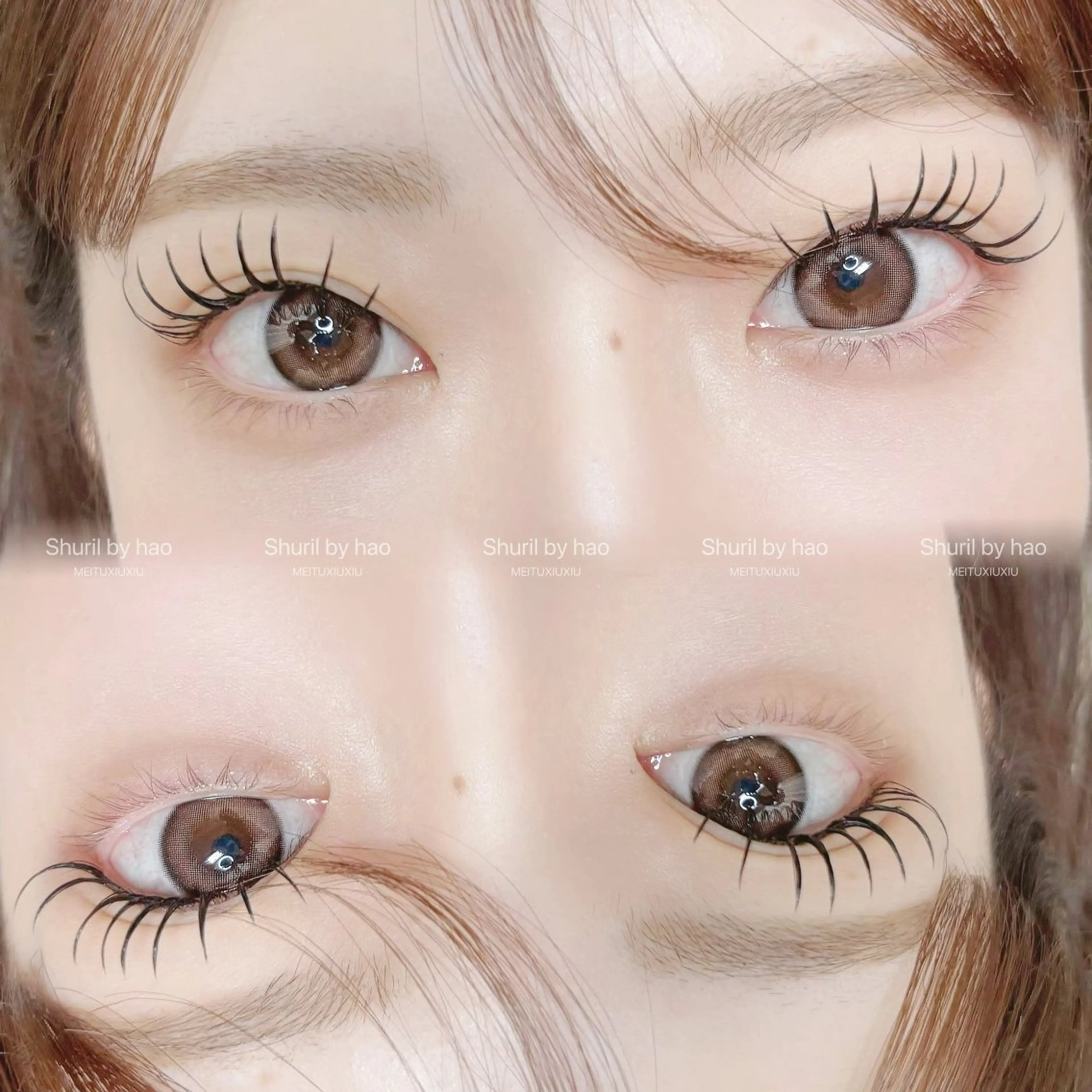 自まつ毛の負担軽減✨フラットラッシュ👀100本 恵比寿/渋谷/マツエクの写真