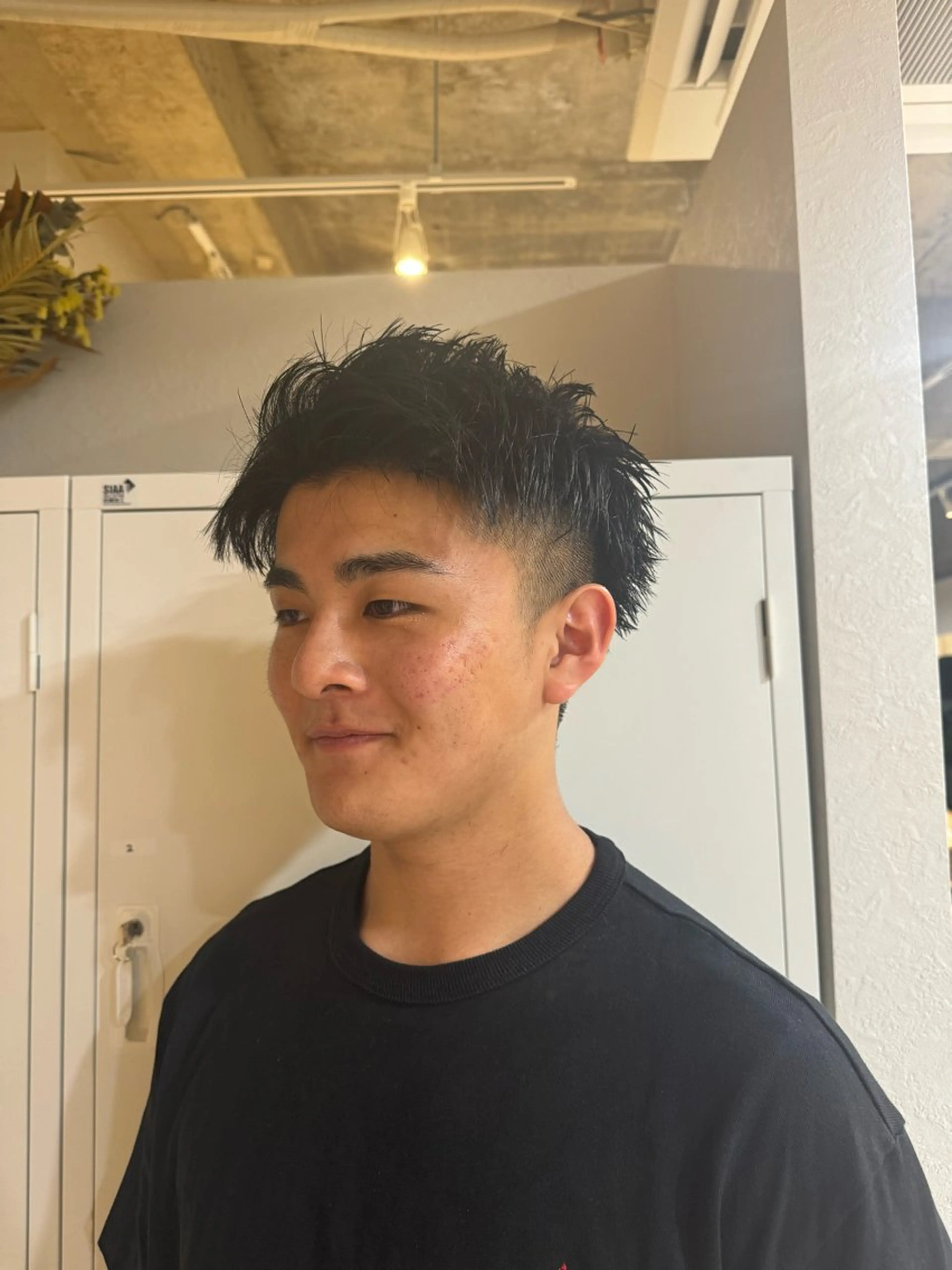 ショート メンズ AYAKA/メンズ パーマ/四条烏丸のヘアスタイル