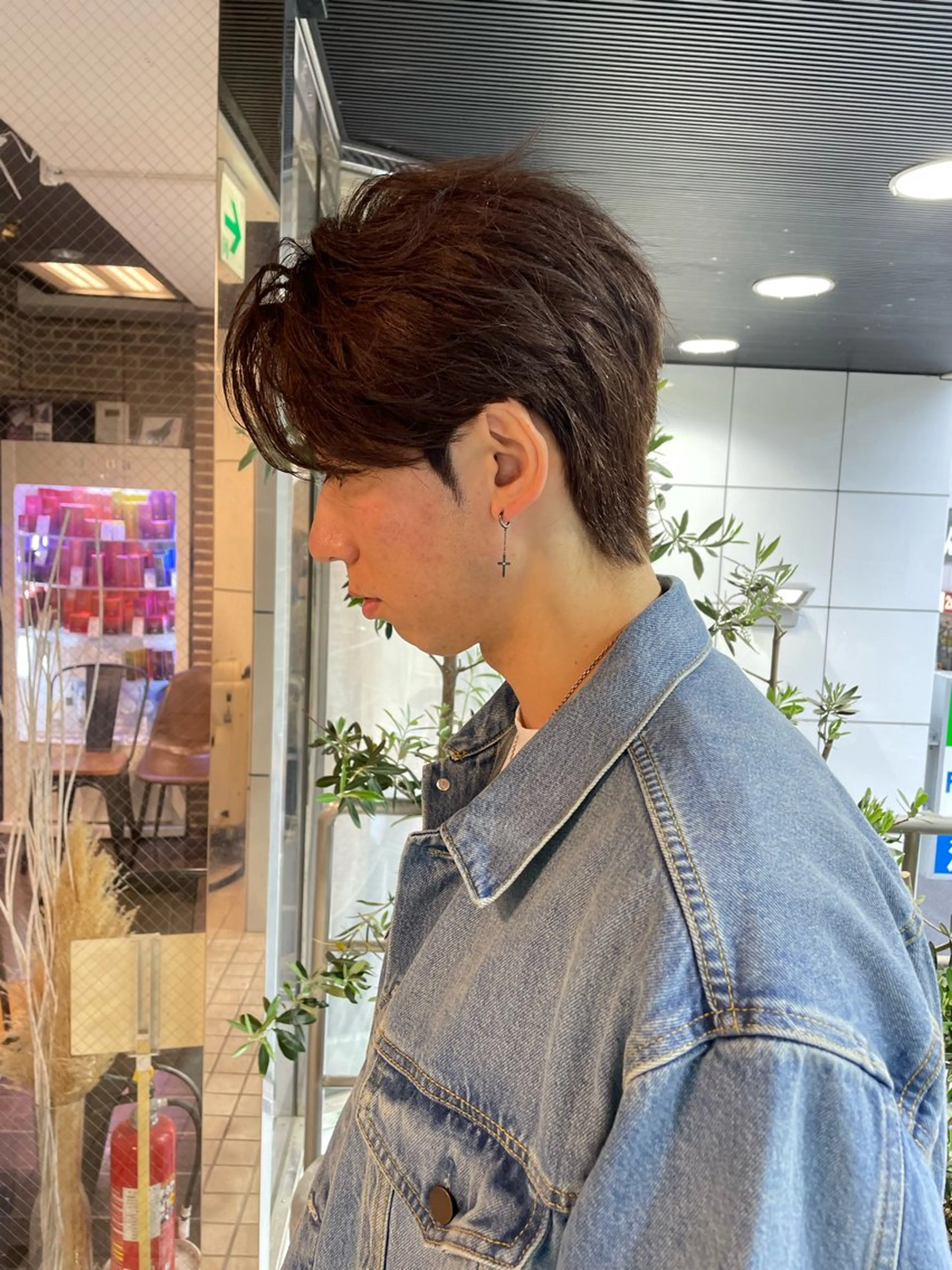 ショート カット パーマ ARISA︎ メンズハイトーンのヘアスタイル