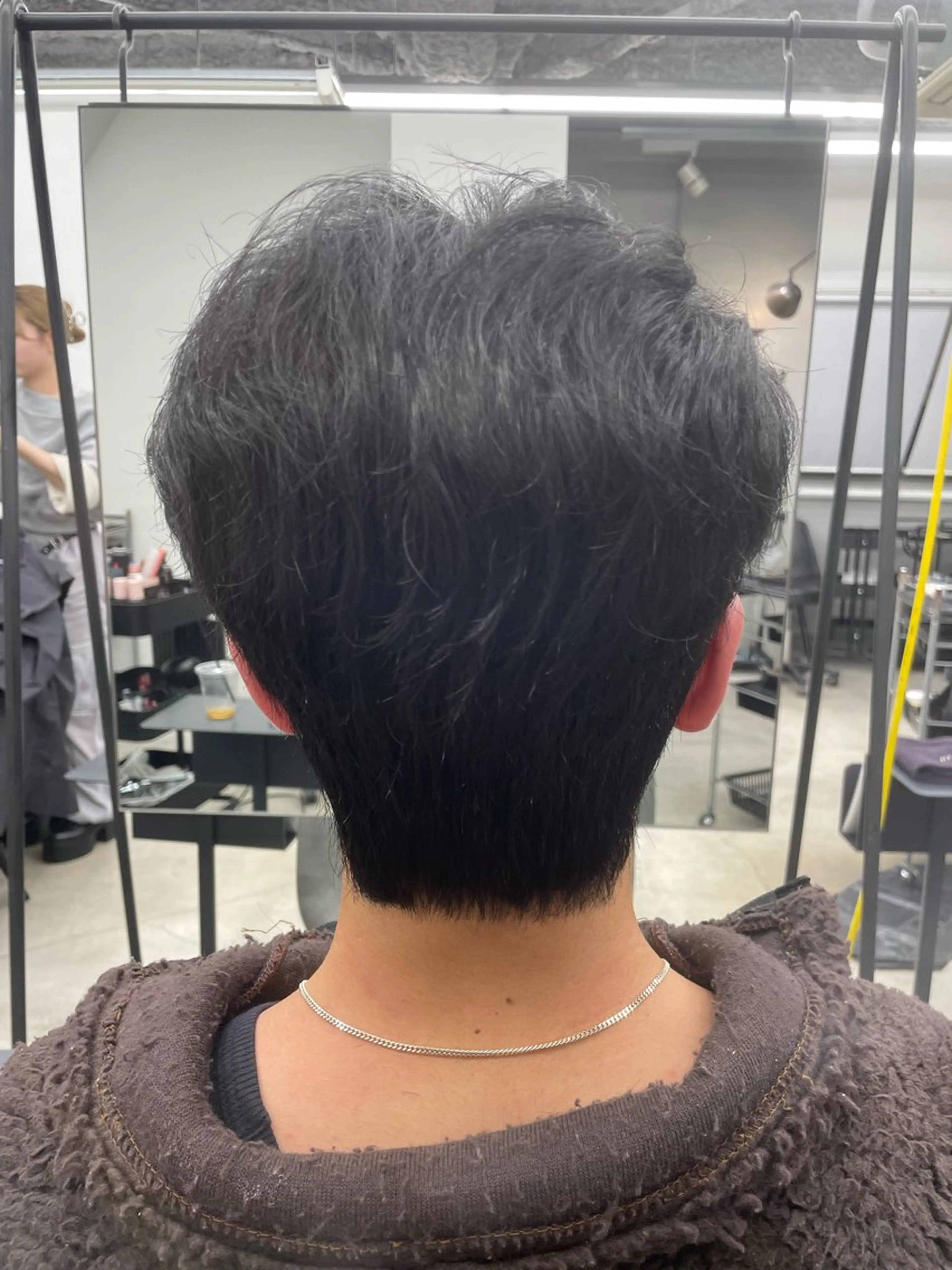 メンズ カット パーマ 韓国風パーマ特化 篠崎優也翔のヘアスタイル