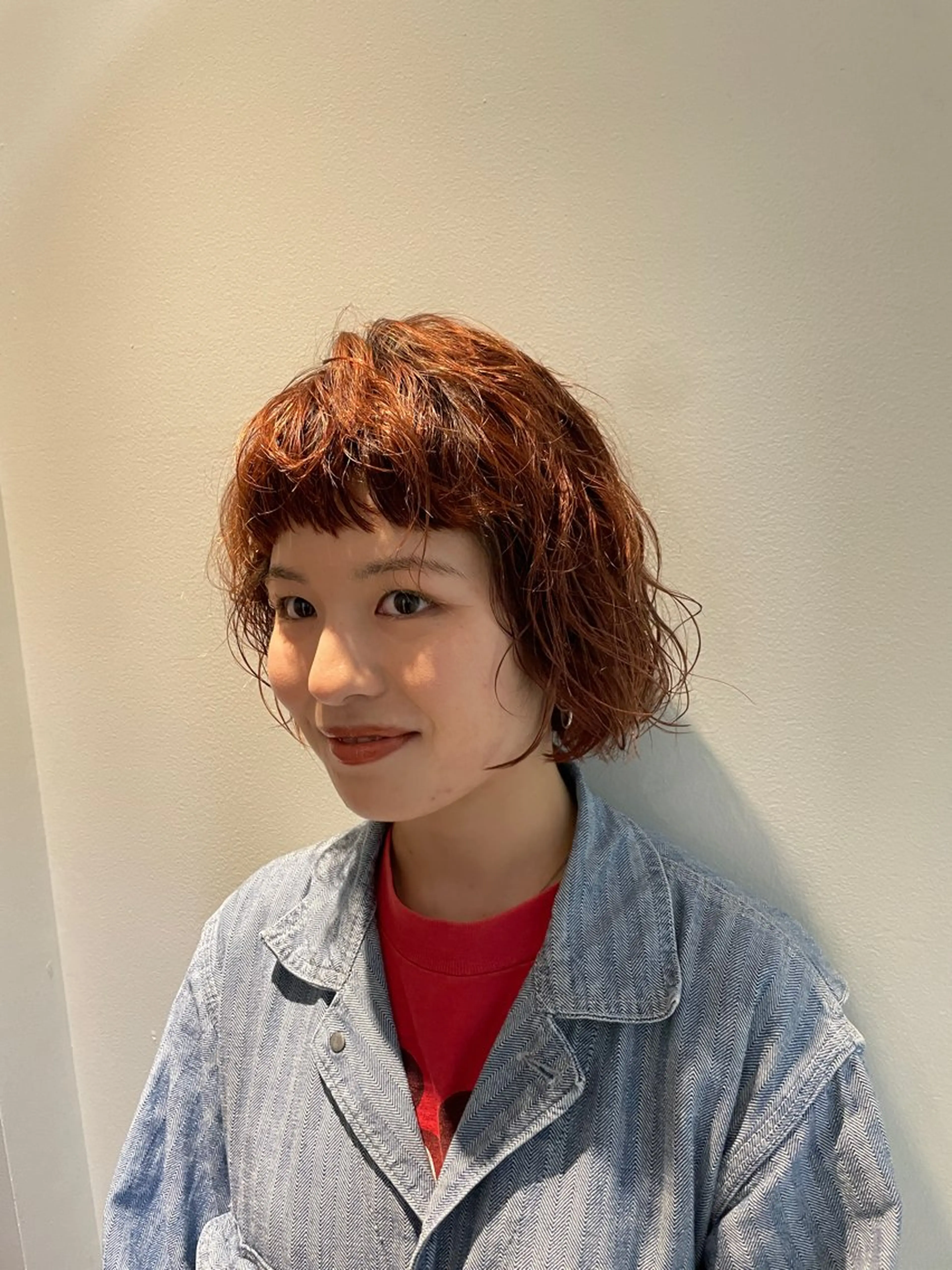 ショート パーマ HEIMER ミカド　サトル△のヘアスタイル