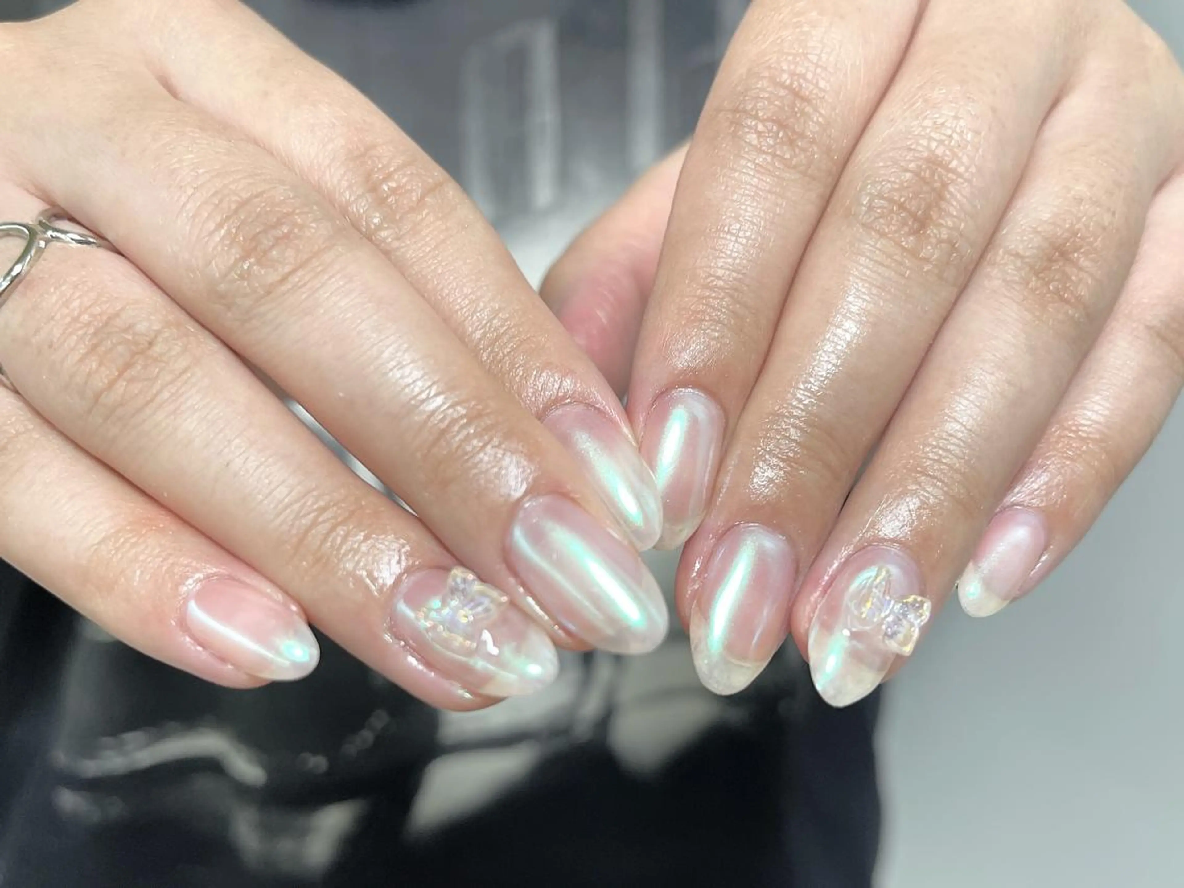 ネイル アートネイル 持ち込み 🦋y y Nail 🤍のネイルデザイン