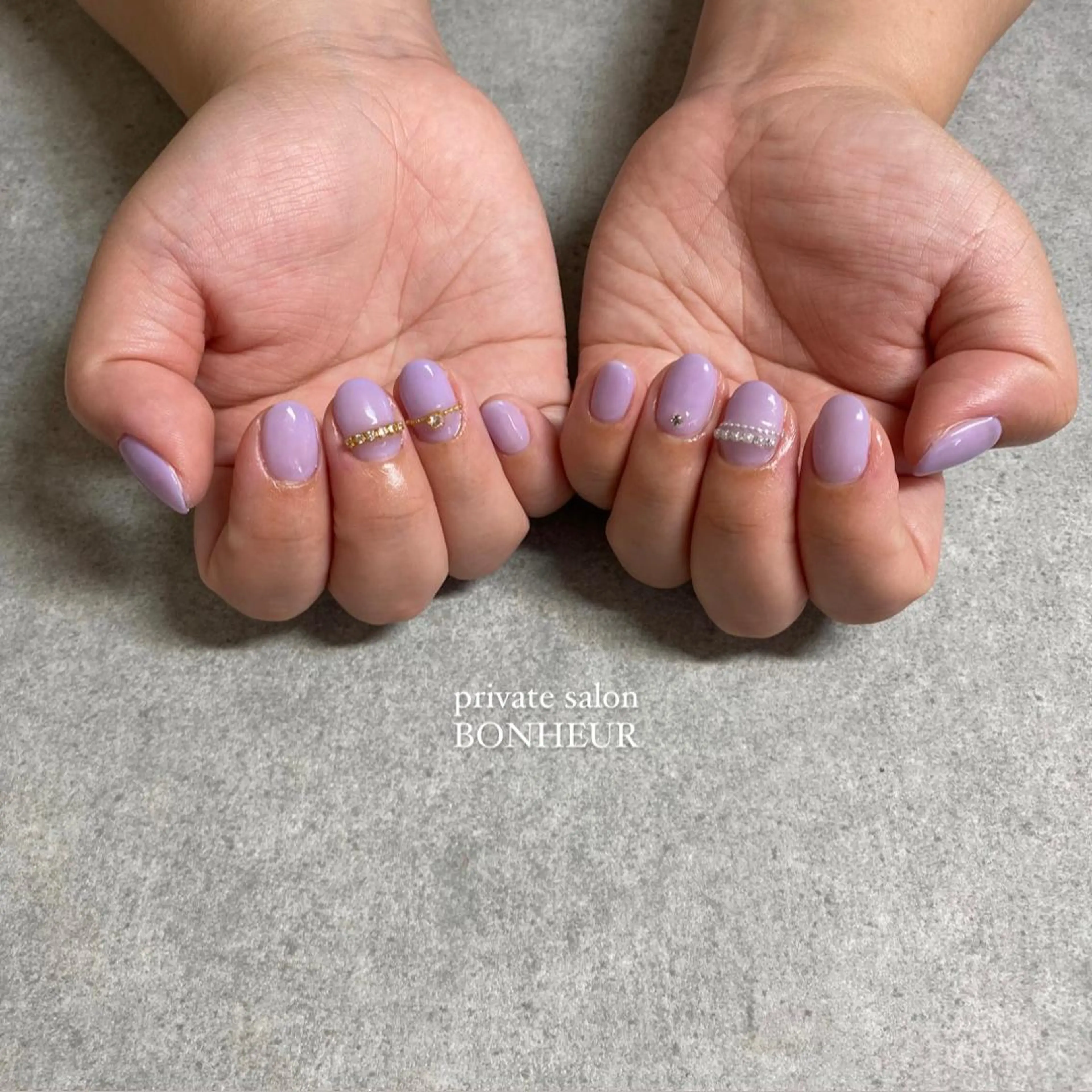 ネイル ハンドネイル BONHEUR Annaのネイルデザイン