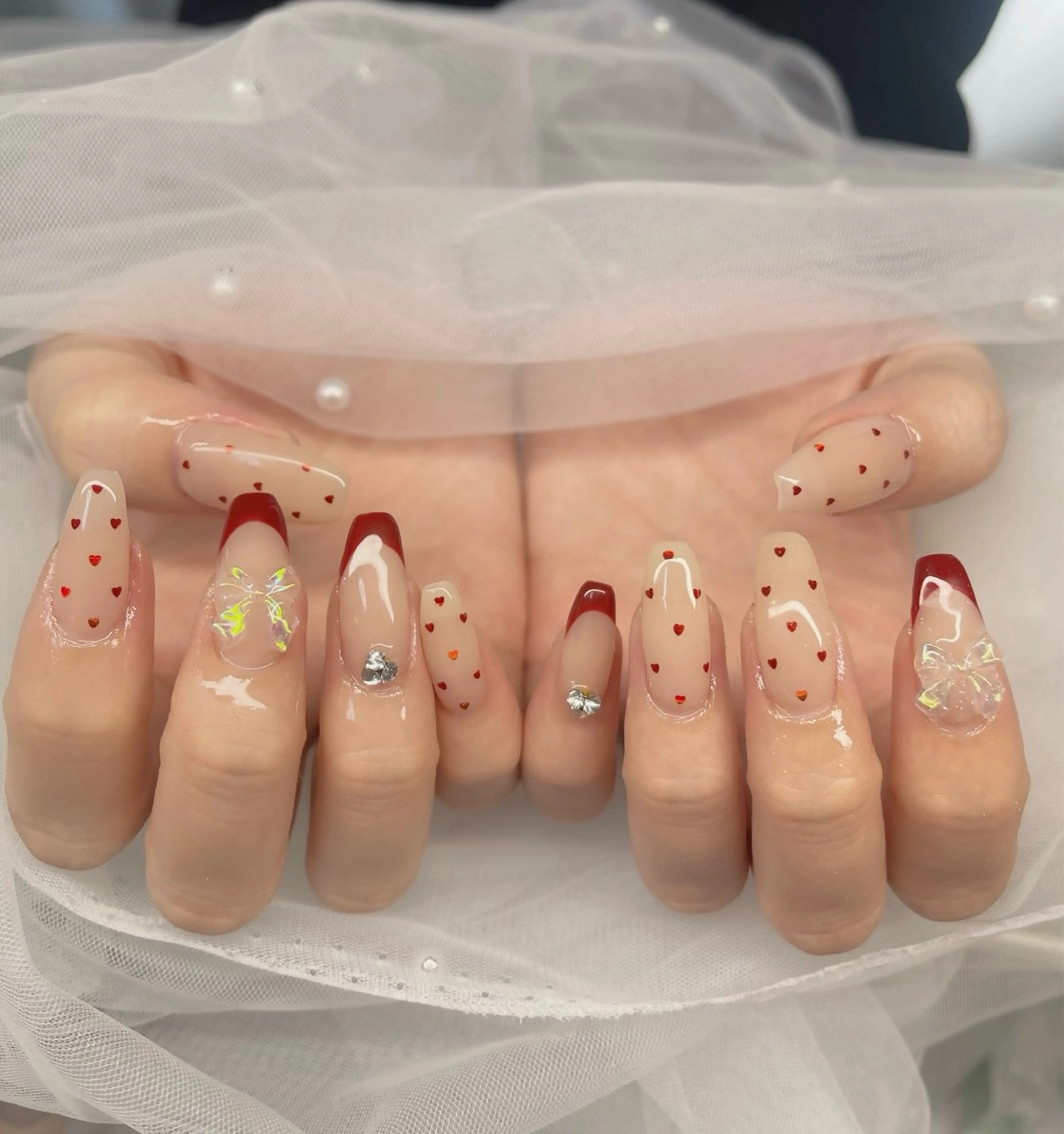 ネイル ハイネイル 自宅サロンのネイルデザイン