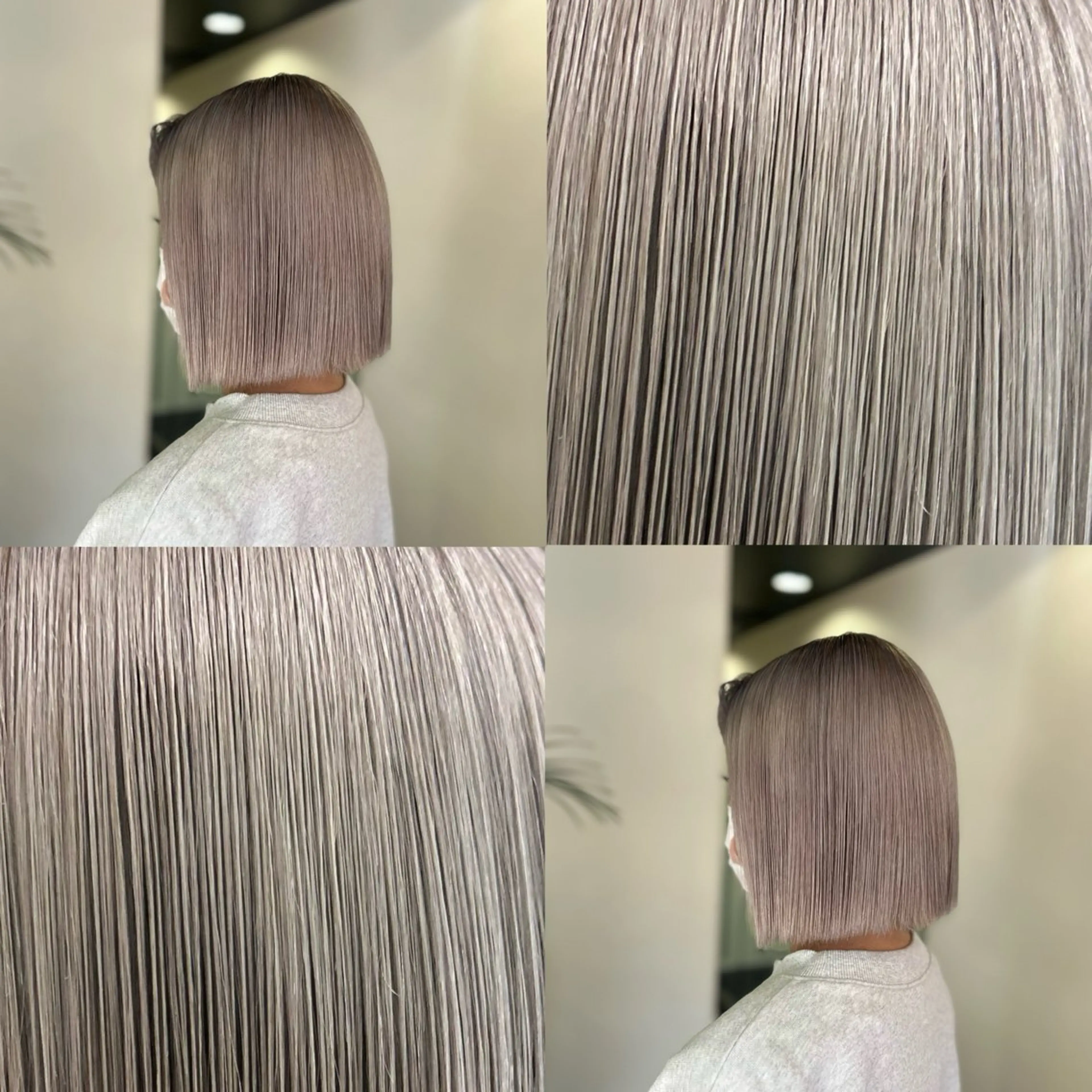 ミディアム カラー ブリーチカラー/ベー ジュ/Hono🦖のヘアスタイル