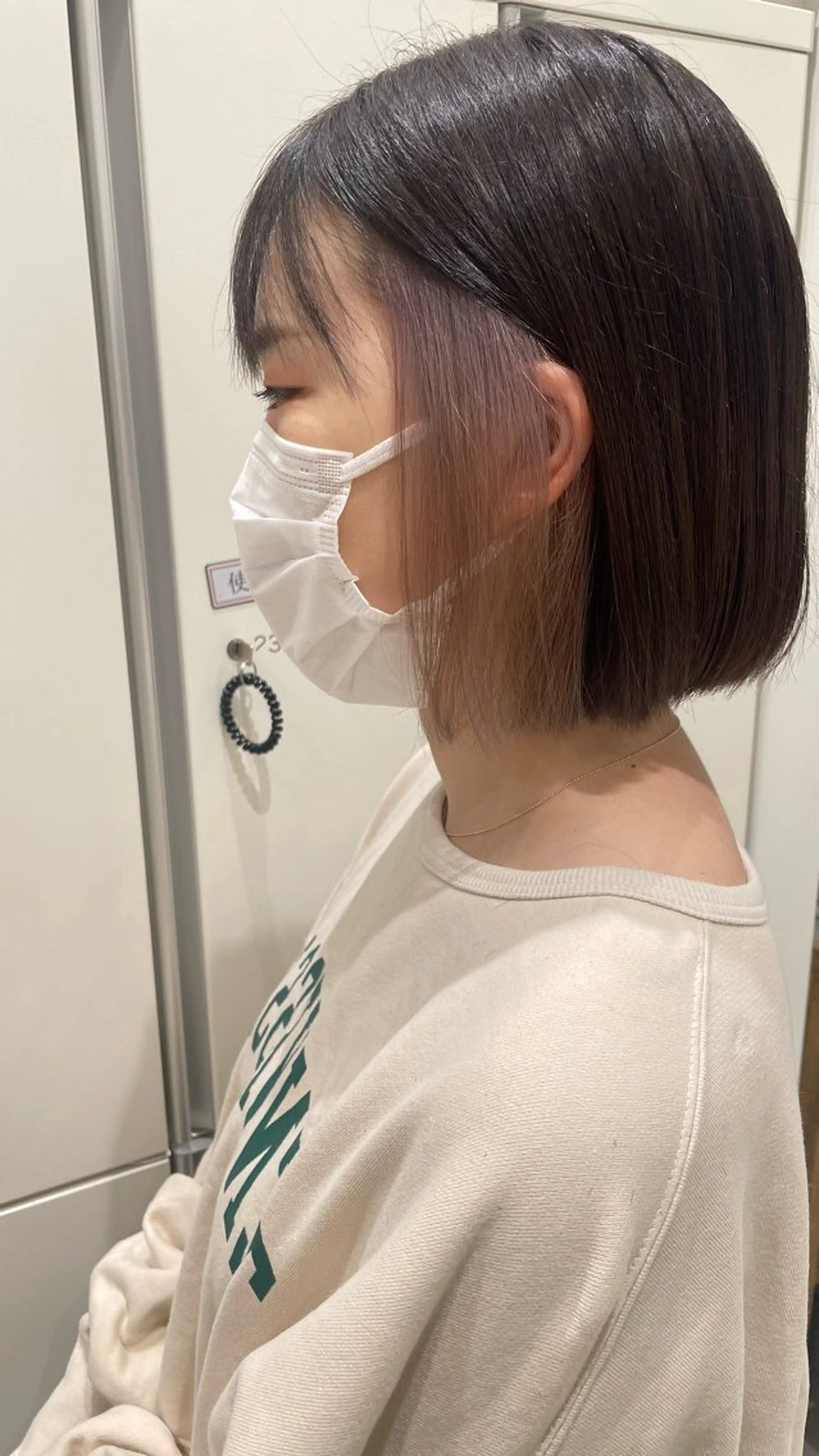 ショート カラー 髪質改善ストレート 🌈似合わせカットのヘアスタイル