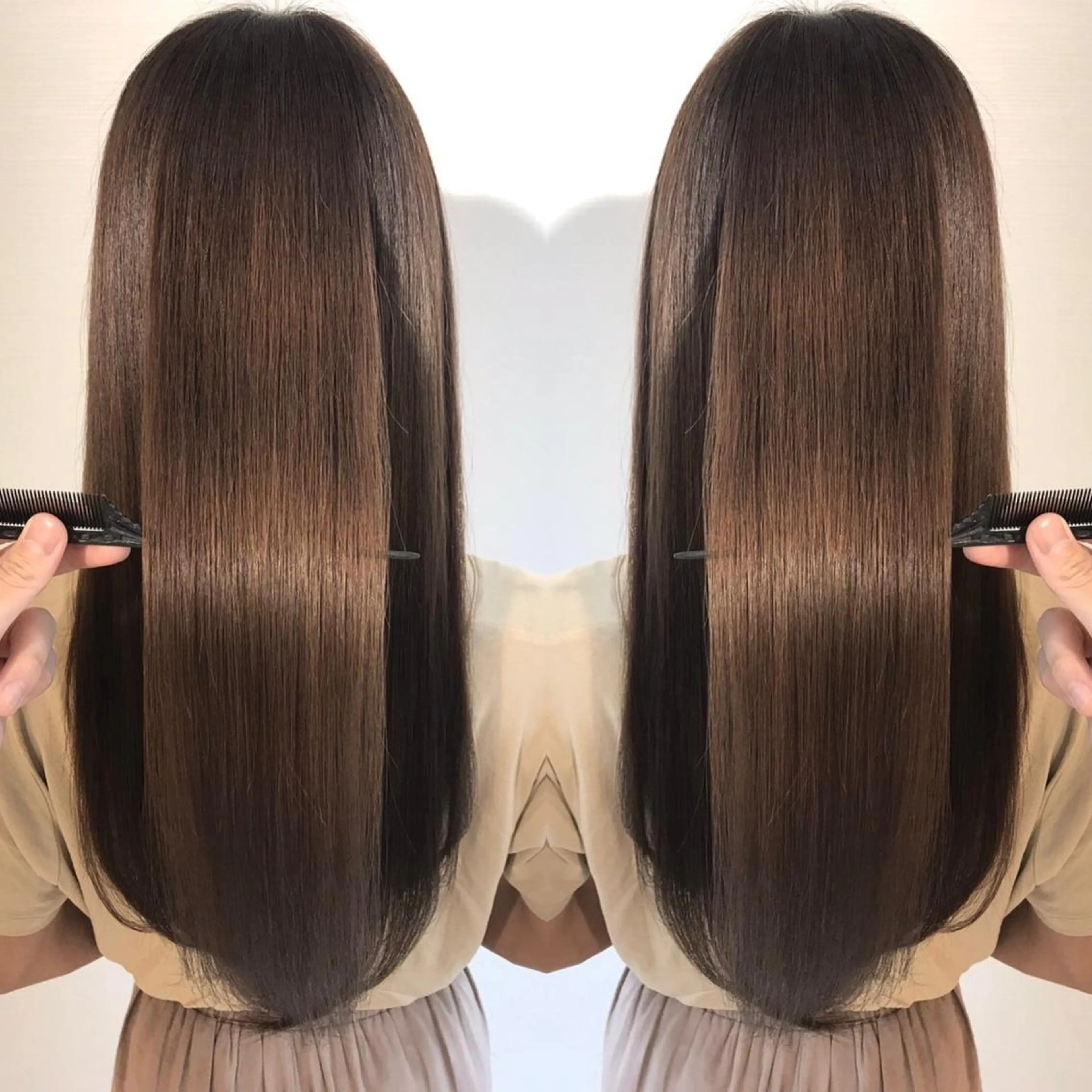 (セット割🛎️)艶髪ハイトーンクーポン🔑ブリーチ✖️カラー&髪質改善高濃度水素ウルトワトリートメントの写真