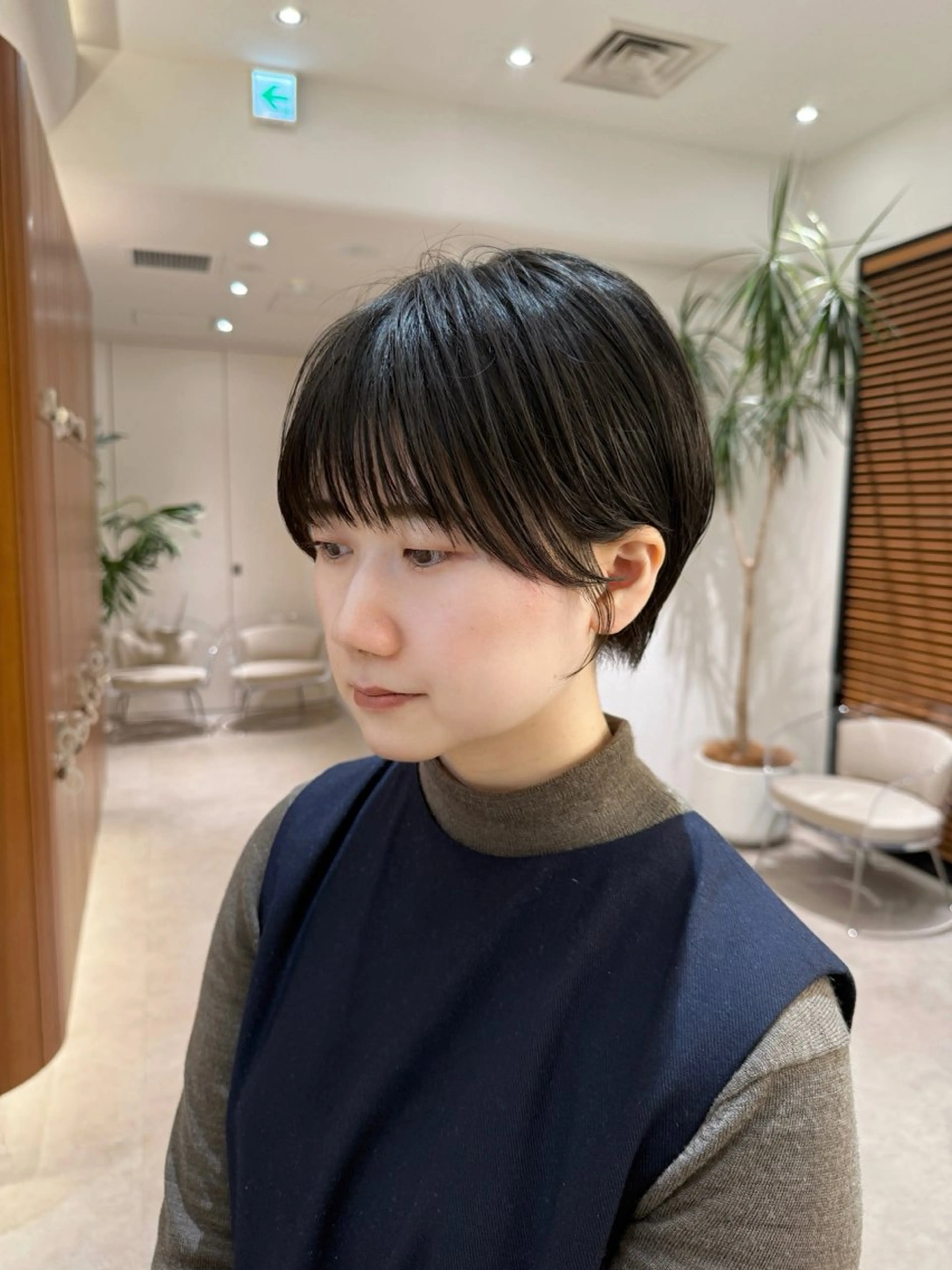 ショート カラー ショートボブ ショートレイヤー ハンサムショート 丸みショート ボブ 田中航平/渋谷ボブ/ レイヤーボブのヘアスタイル