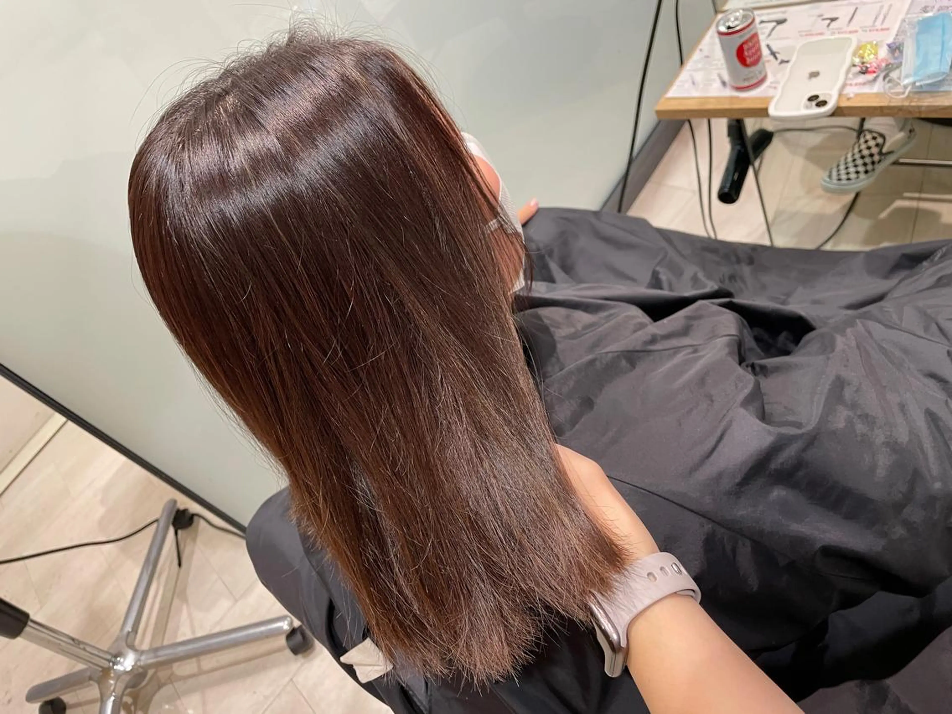 ミディアム ハイライト コトネ🫧 韓国風レイヤーカットのヘアスタイル