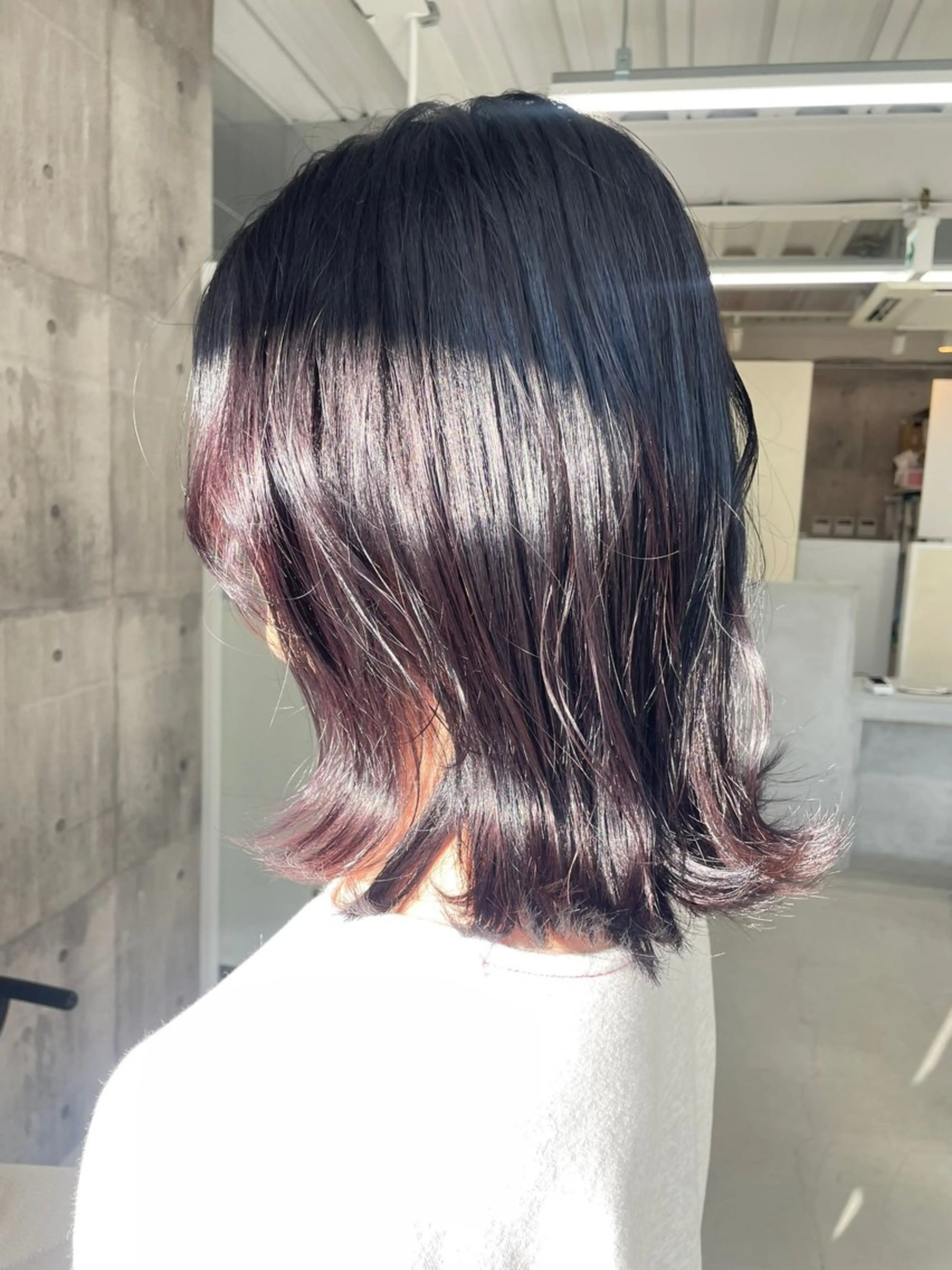 ミディアム 松村 友里圭のヘアスタイル
