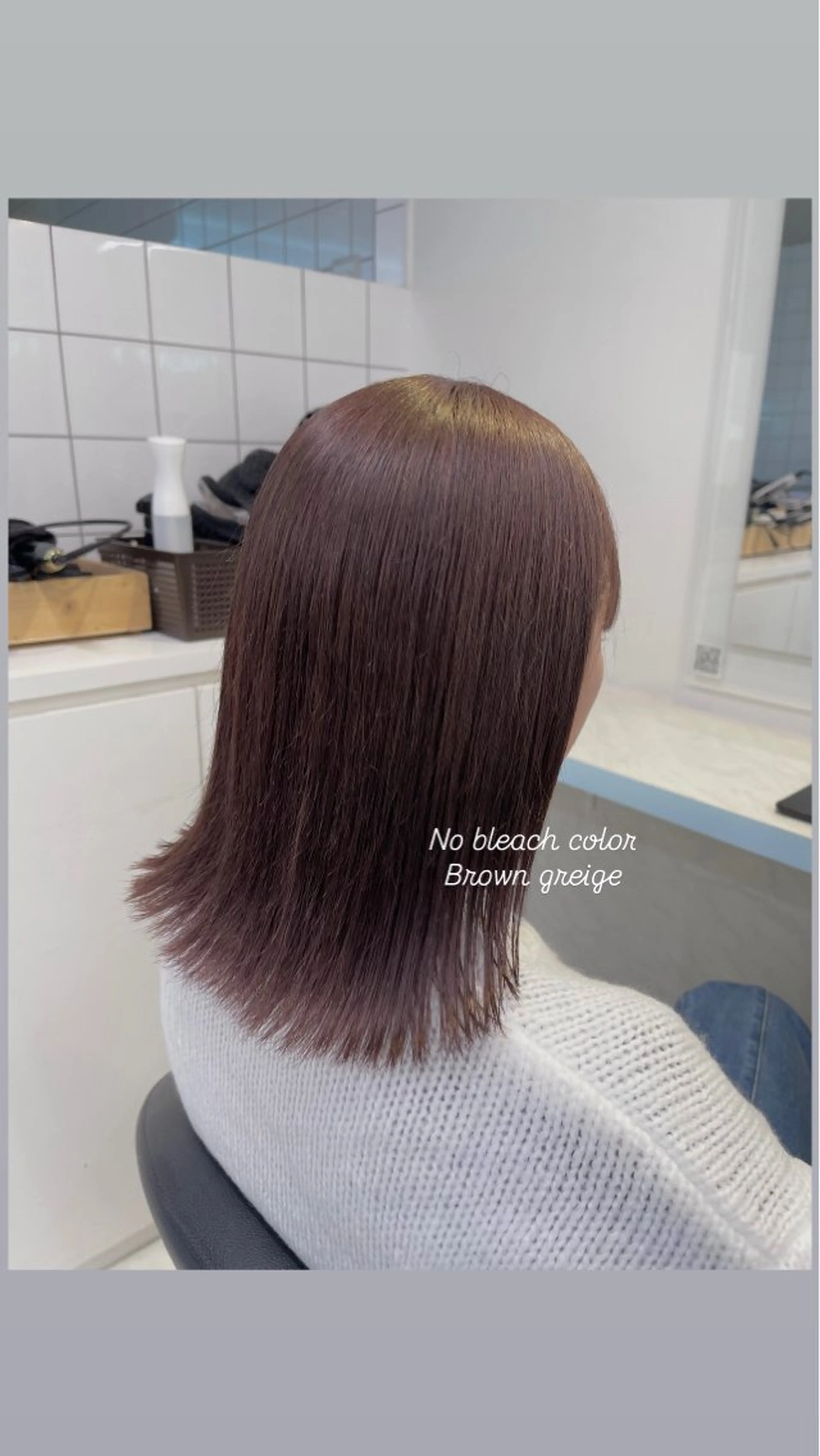 ミディアム カラー ヘアカラー 🤍💕ブリーチカラ ーAyaka💕🤍のヘアスタイル